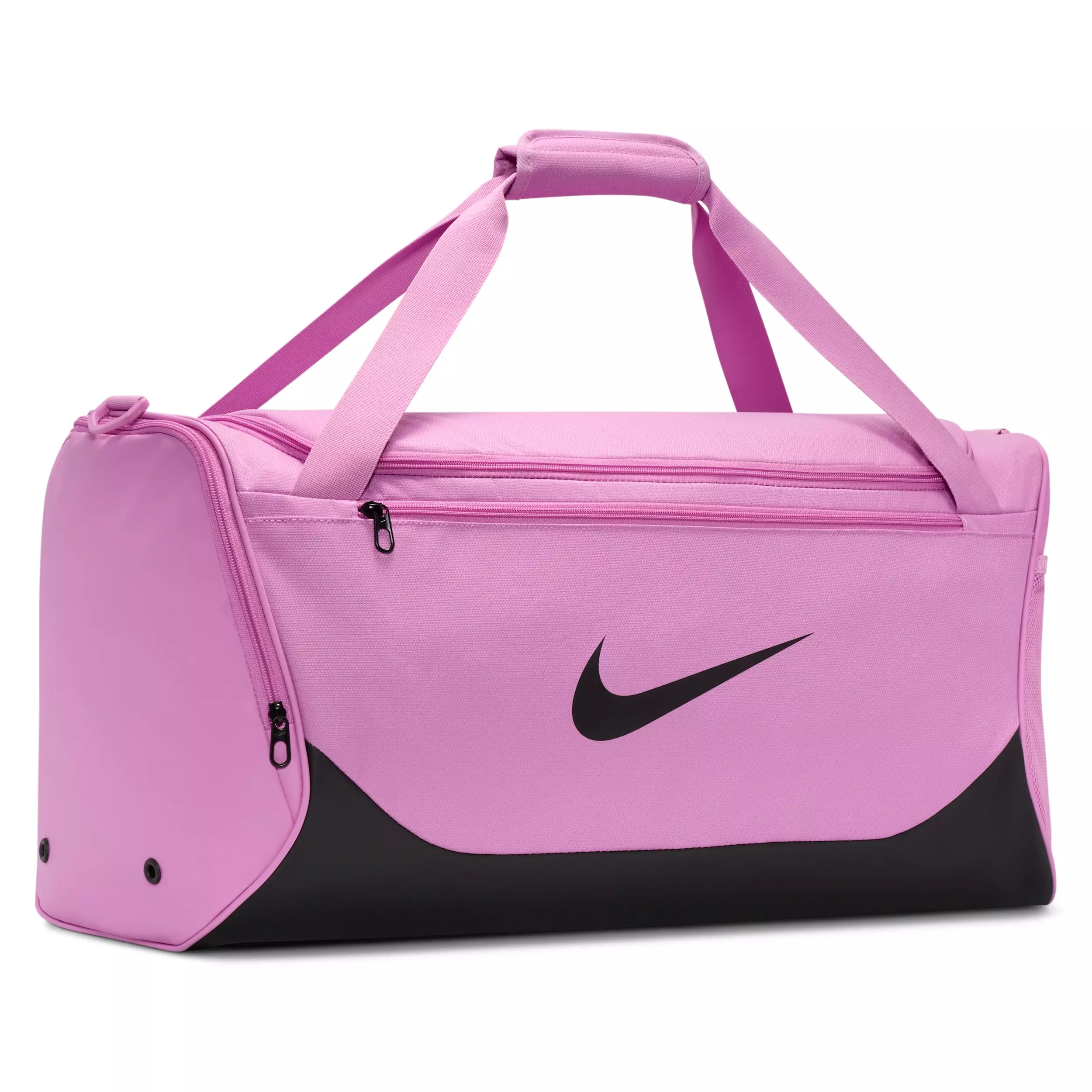 Nike Brasilia Medium Training Duffel Bag - Light Magenta/Black/White - LT MAGENTA/BLACK/WHITE