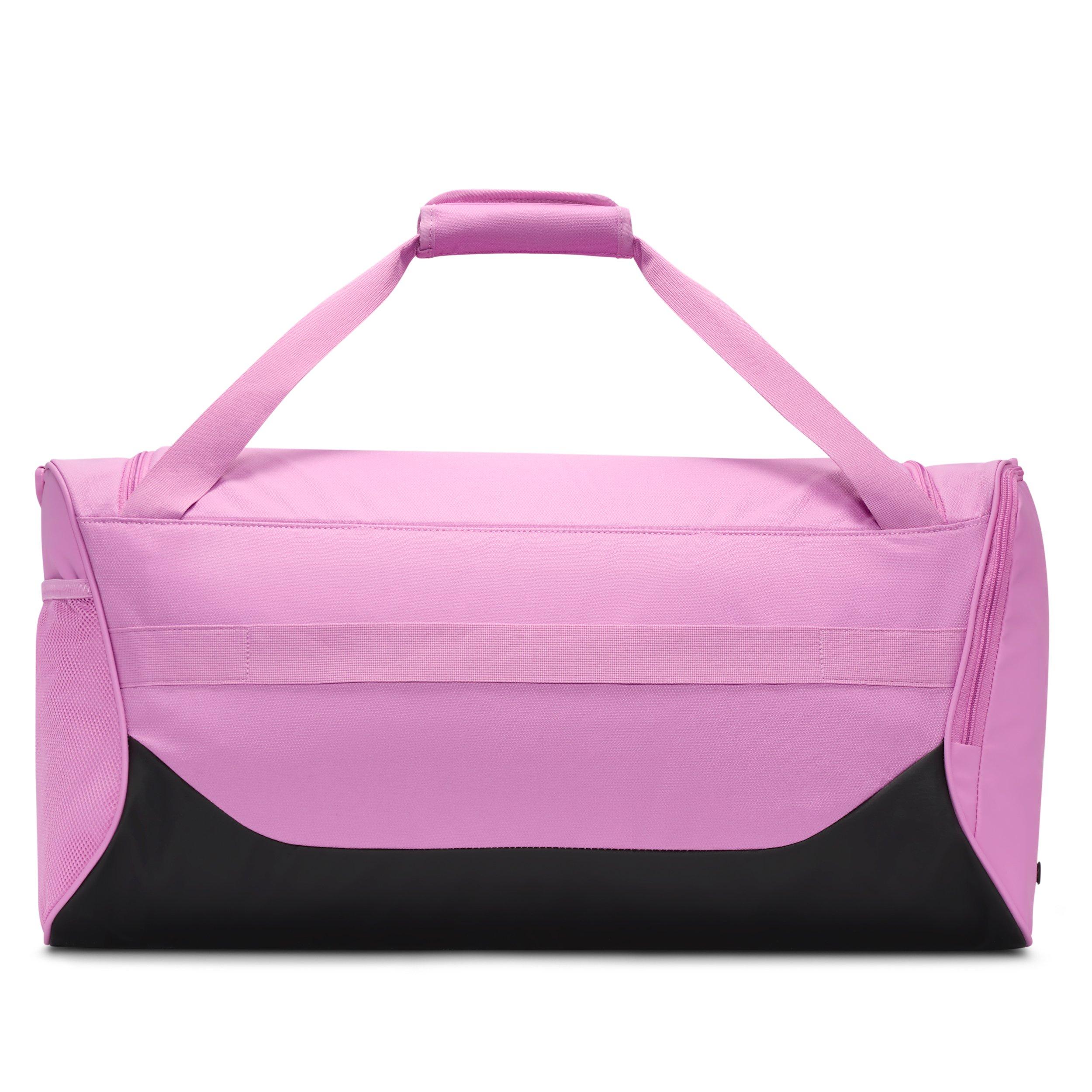 Nike Brasilia Medium Training Duffel Bag - Light Magenta/Black/White - LT MAGENTA/BLACK/WHITE Thumbnail View 3