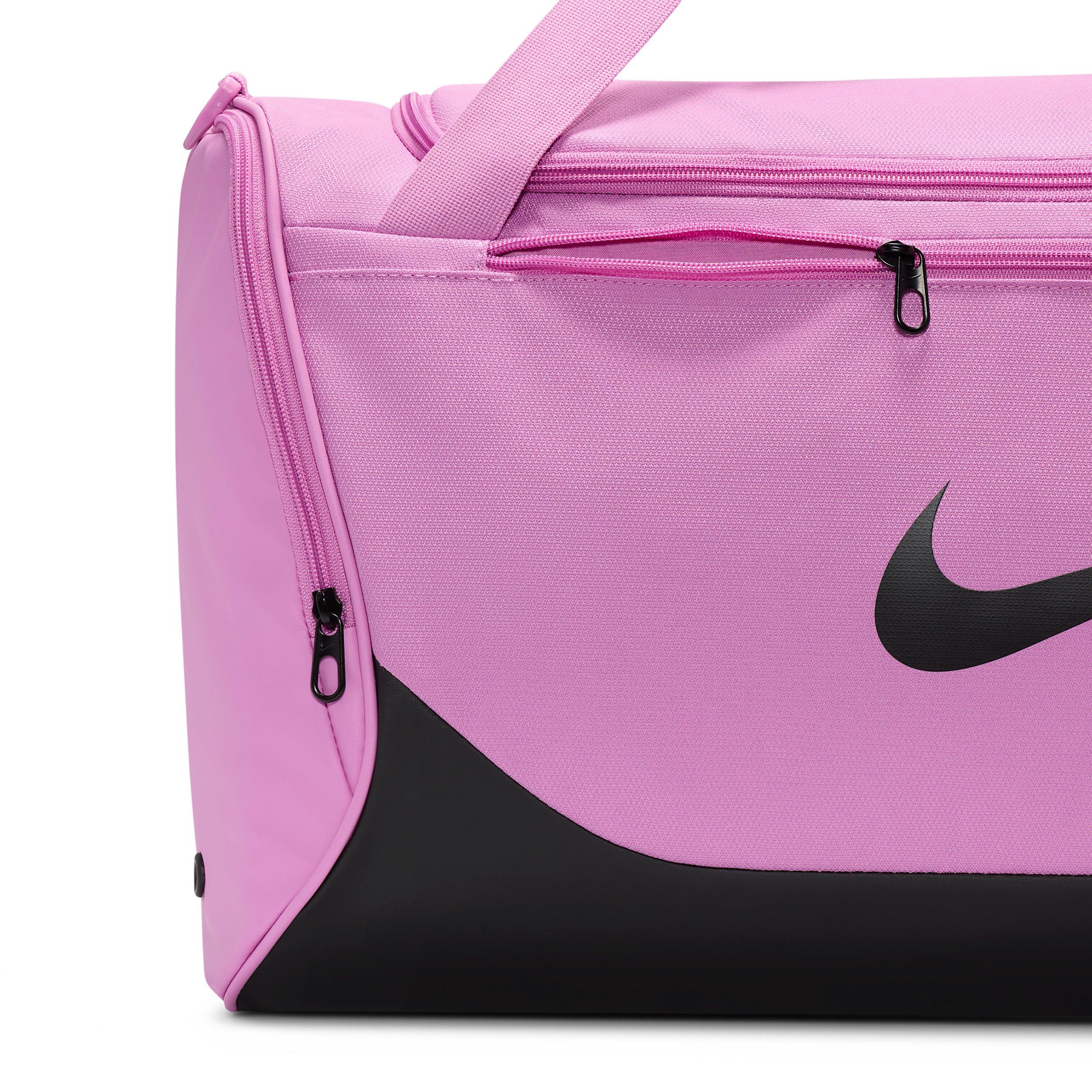 Nike Brasilia Medium Training Duffel Bag - Light Magenta/Black/White - LT MAGENTA/BLACK/WHITE Thumbnail View 6