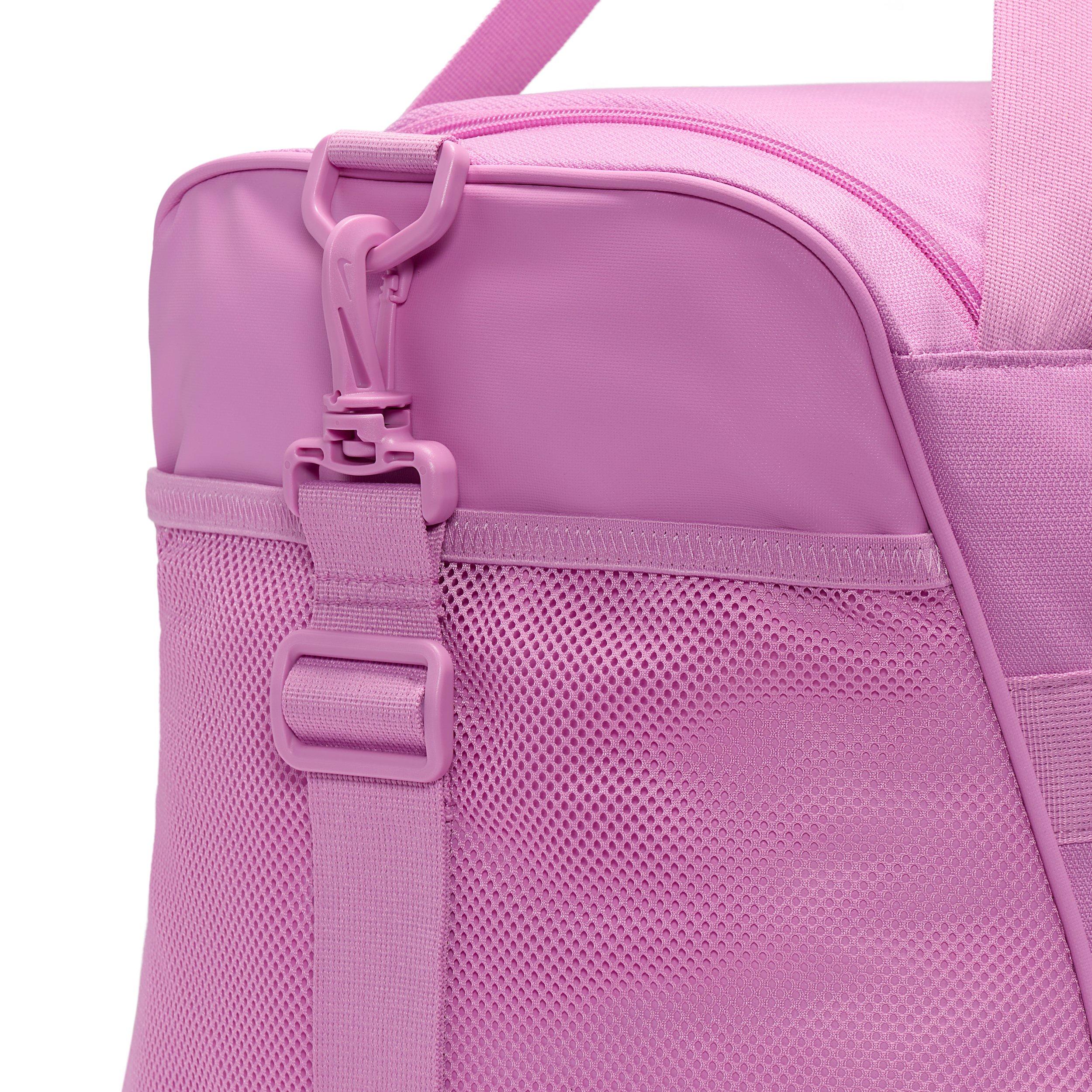 Nike Brasilia Medium Training Duffel Bag - Light Magenta/Black/White - LT MAGENTA/BLACK/WHITE Thumbnail View 8