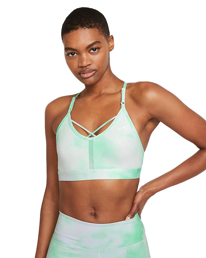 Nike Women's Dri-FIT Indy Icon Clash Light-Support Padded Strappy Sports Bra