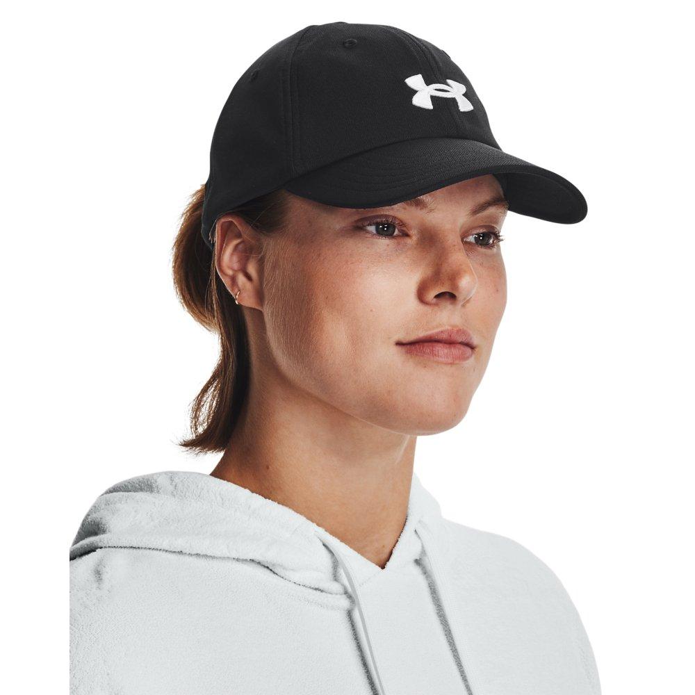 Under Armour Women's Blitzing Adjustable Cap - Black/White - BLACK/WHITE Thumbnail View 1