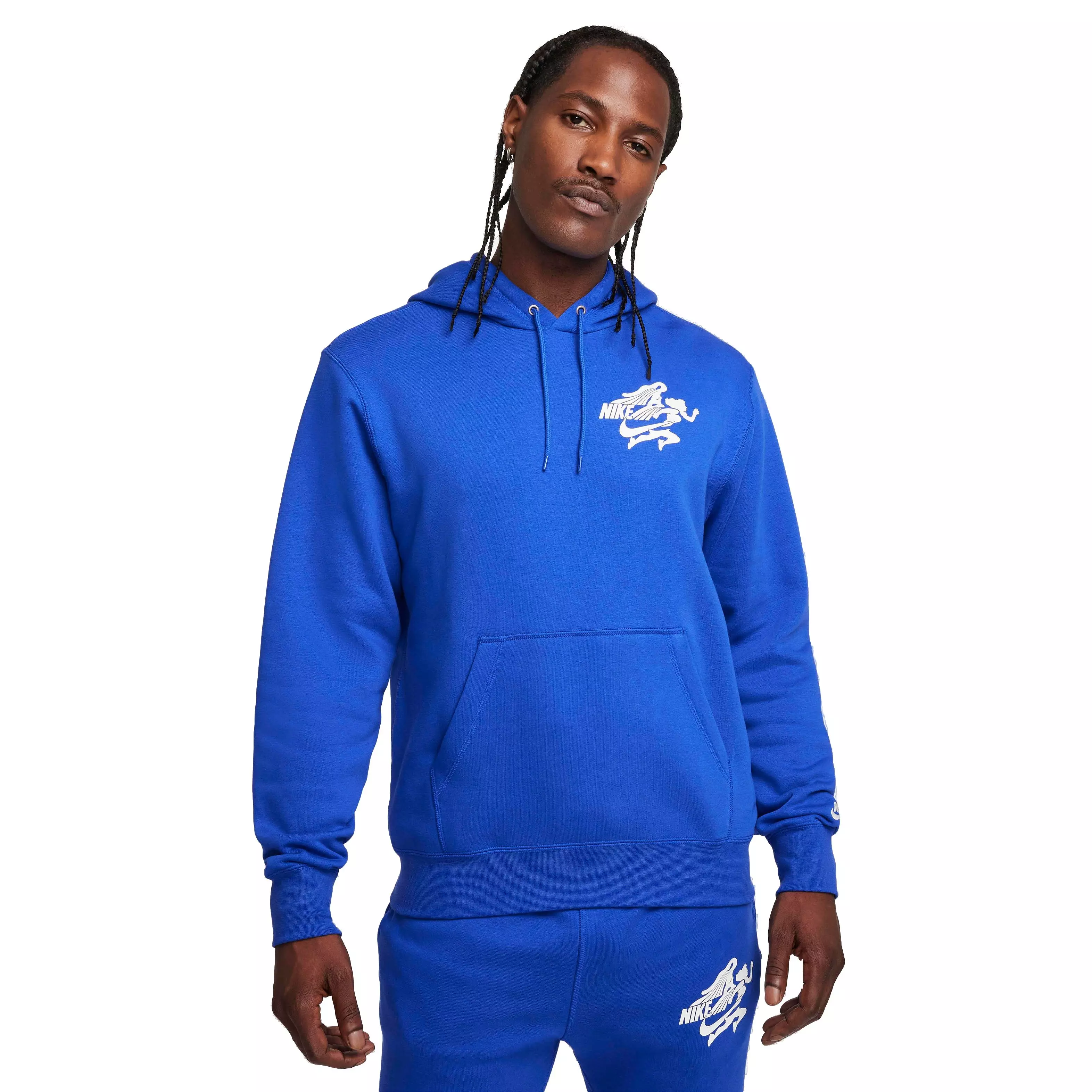 Nike Men's Sportswear Club Victory Fleece Hoodie - ROYAL