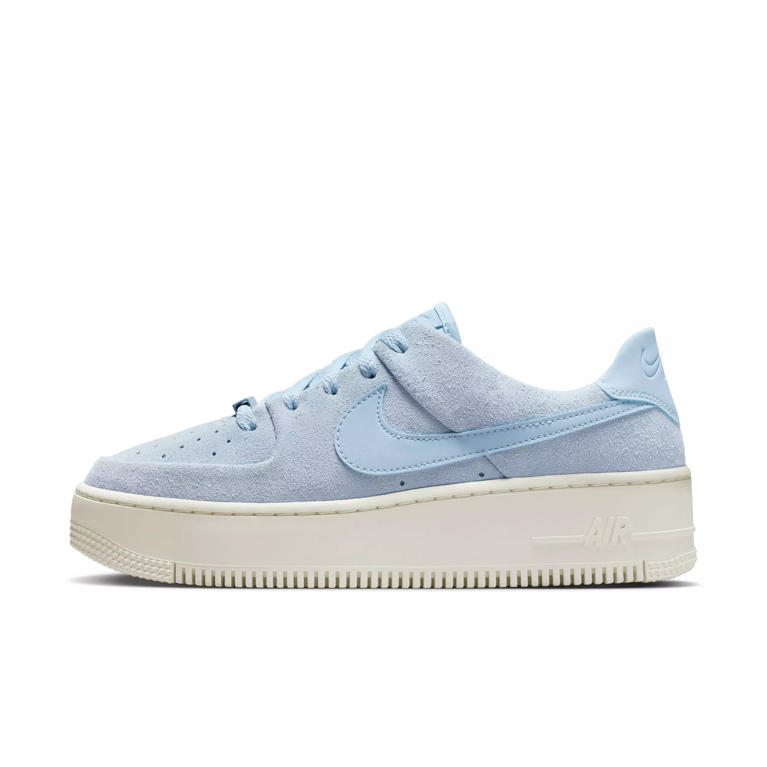 Nike Air Force 1 Sage Low "Light Armory Blue/Sail/Light Armory Blue" Women's Shoe - LT BLUE/SAIL/LT BLUE