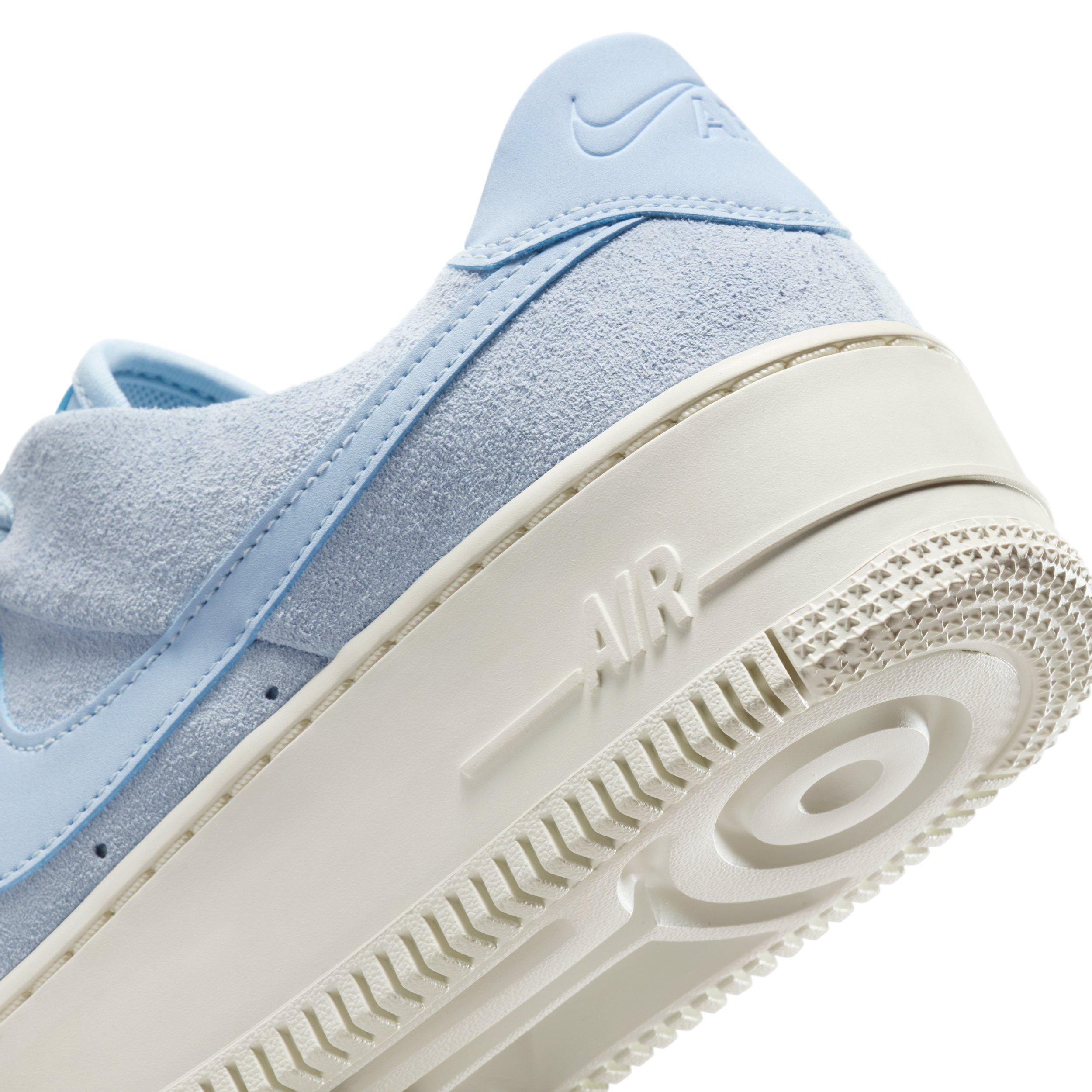 Nike Air Force 1 Sage Low "Light Armory Blue/Sail/Light Armory Blue" Women's Shoe - LT BLUE/SAIL/LT BLUE Thumbnail View 8