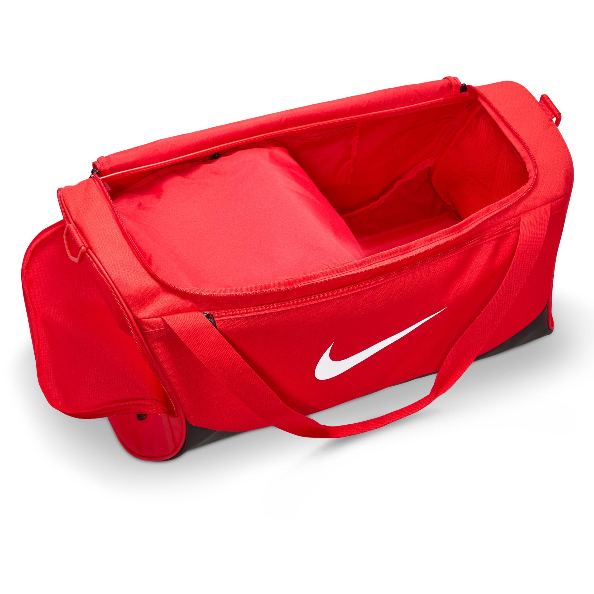 Nike Brasilia Medium Training Duffel Bag - University Red/Black/White - RED/BLACK/WHITE Thumbnail View 5