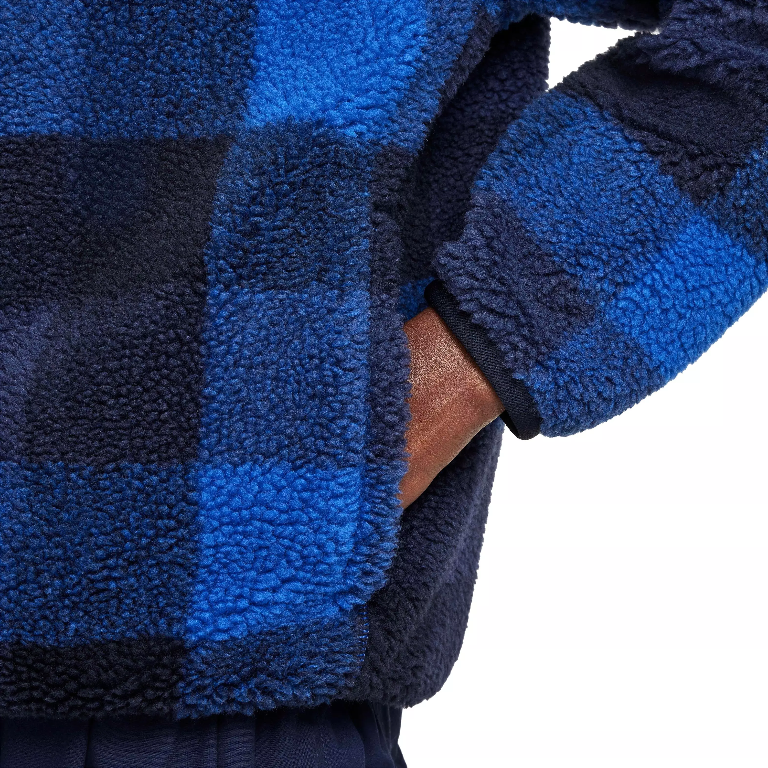 Nike Men's Club Winterized Half-Zip Pullover - DK BLUE