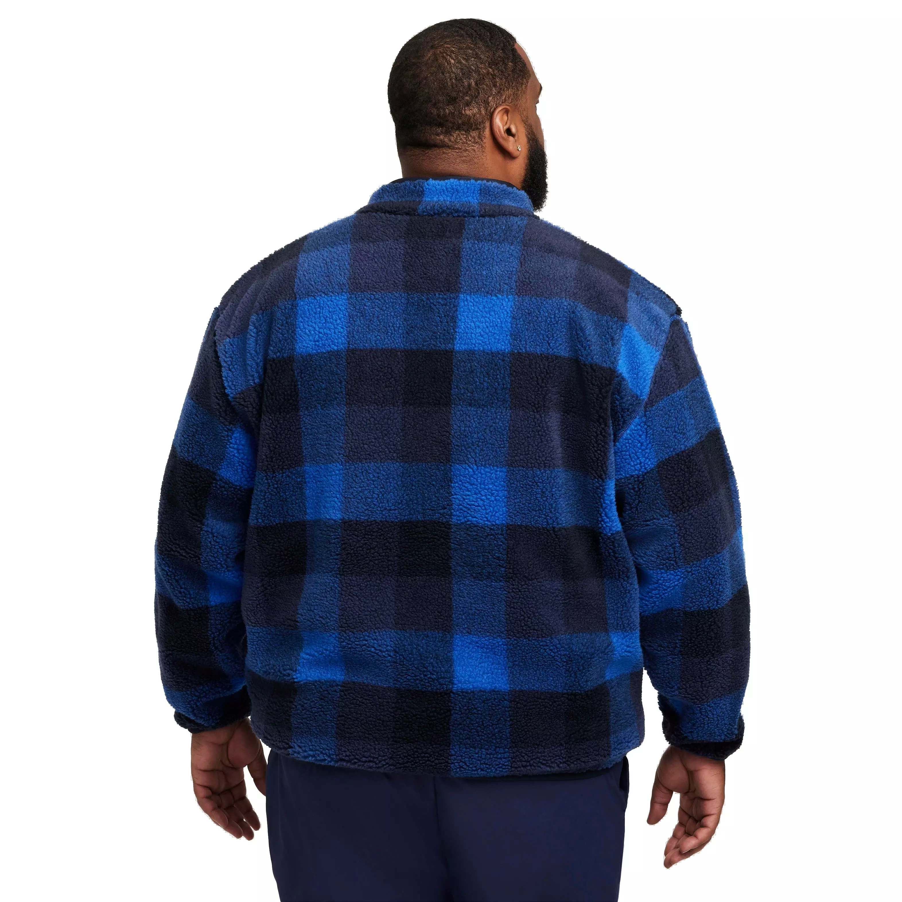 Nike Men's Club Winterized Half-Zip Pullover - DK BLUE