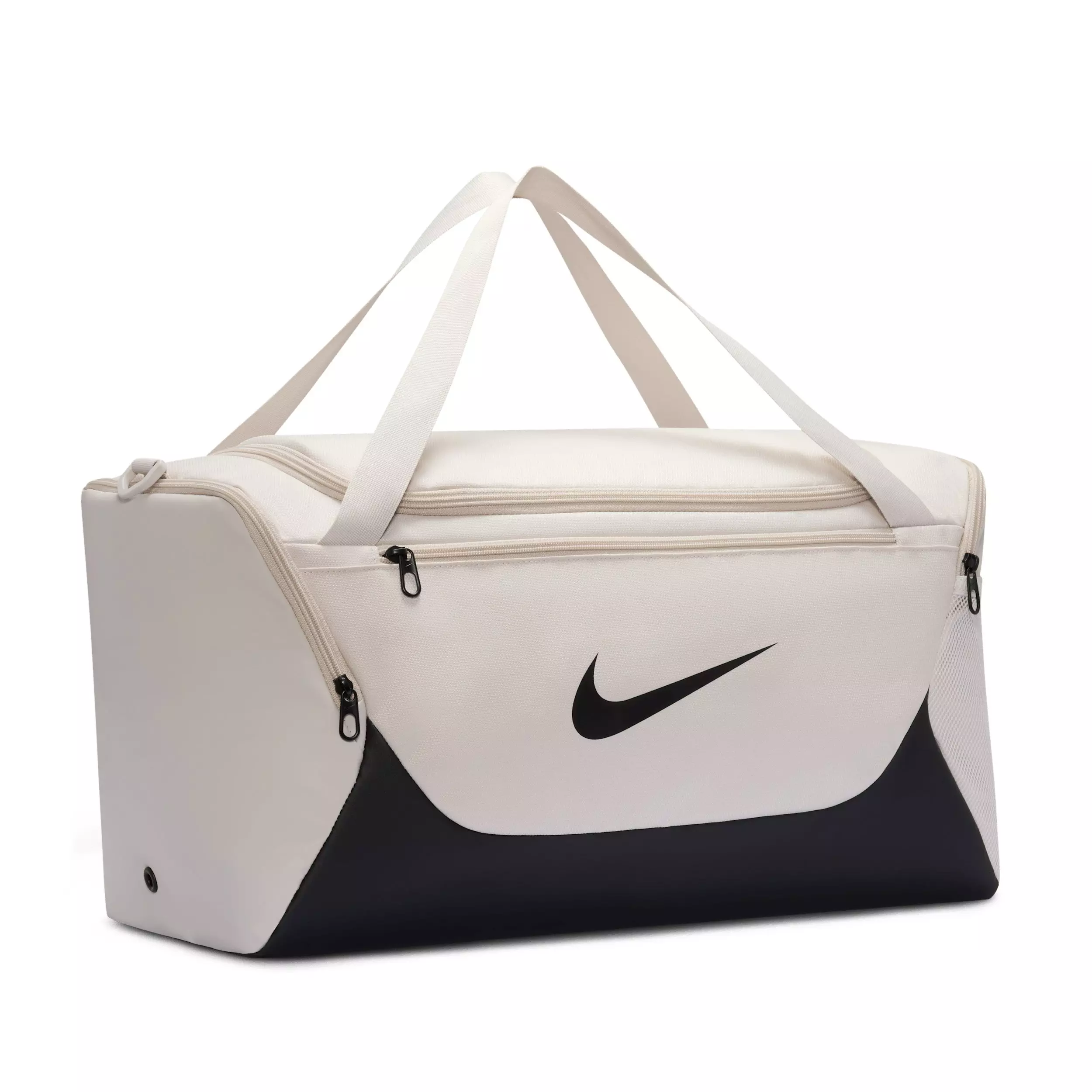 Nike Brasilia Small Training Duffel Bag - Light Bone/Black/Black - LT BONE/BLACK/BLACK