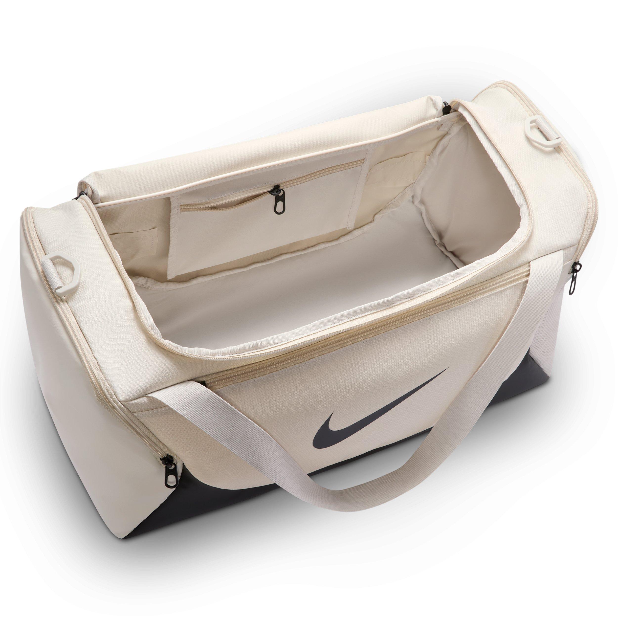 Nike Brasilia Small Training Duffel Bag - Light Bone/Black/Black - LT BONE/BLACK/BLACK Thumbnail View 4