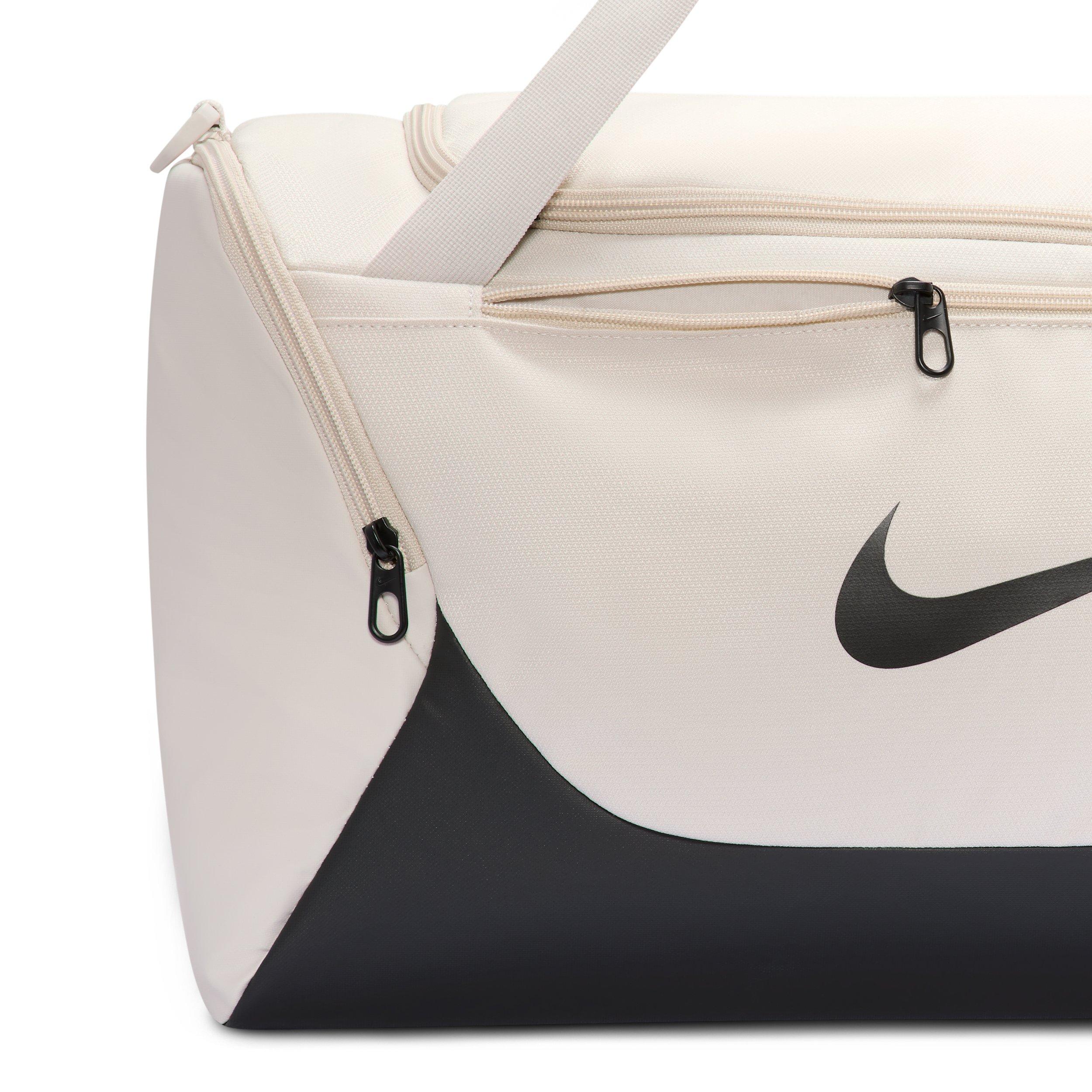 Nike Brasilia Small Training Duffel Bag - Light Bone/Black/Black - LT BONE/BLACK/BLACK Thumbnail View 6