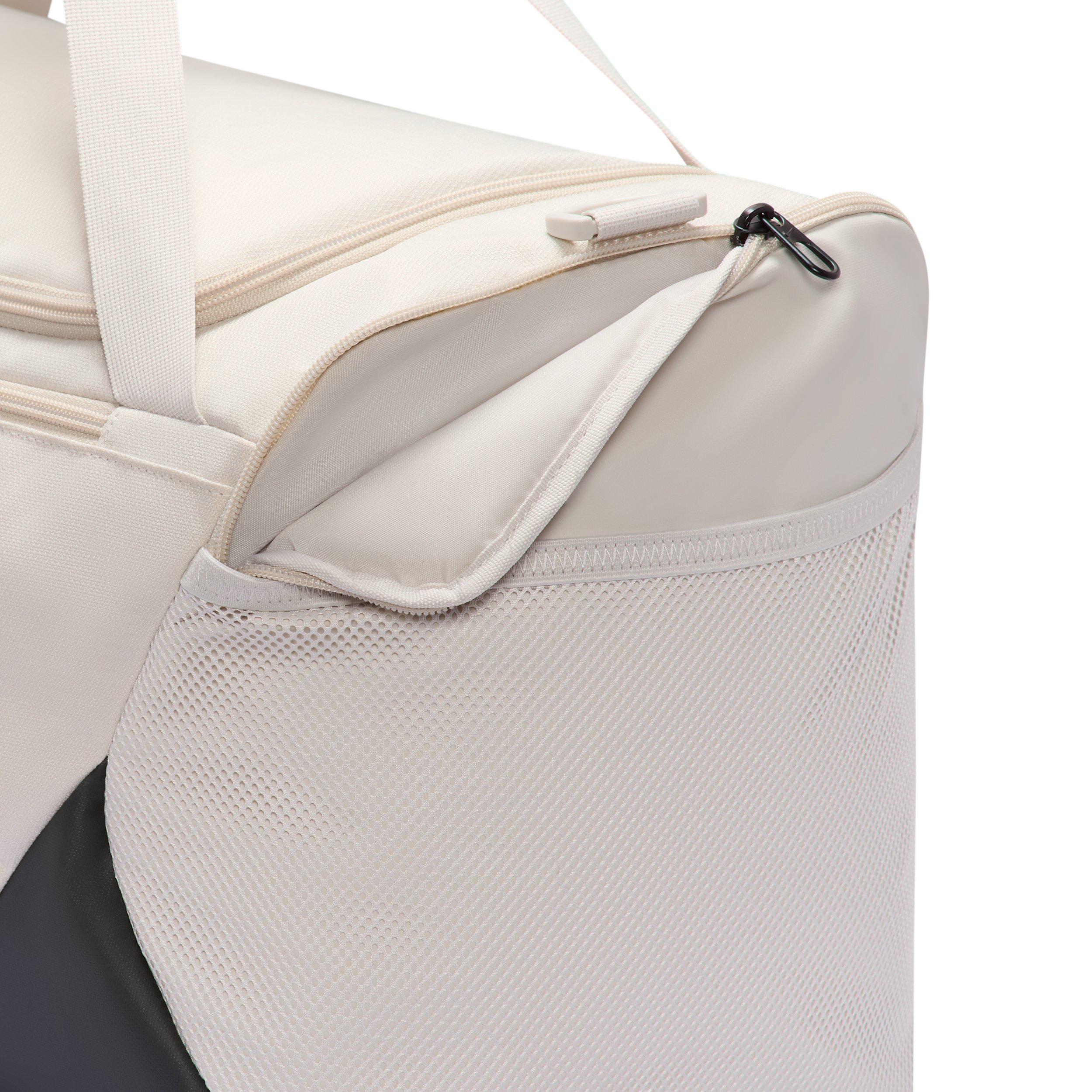 Nike Brasilia Small Training Duffel Bag - Light Bone/Black/Black - LT BONE/BLACK/BLACK Thumbnail View 9