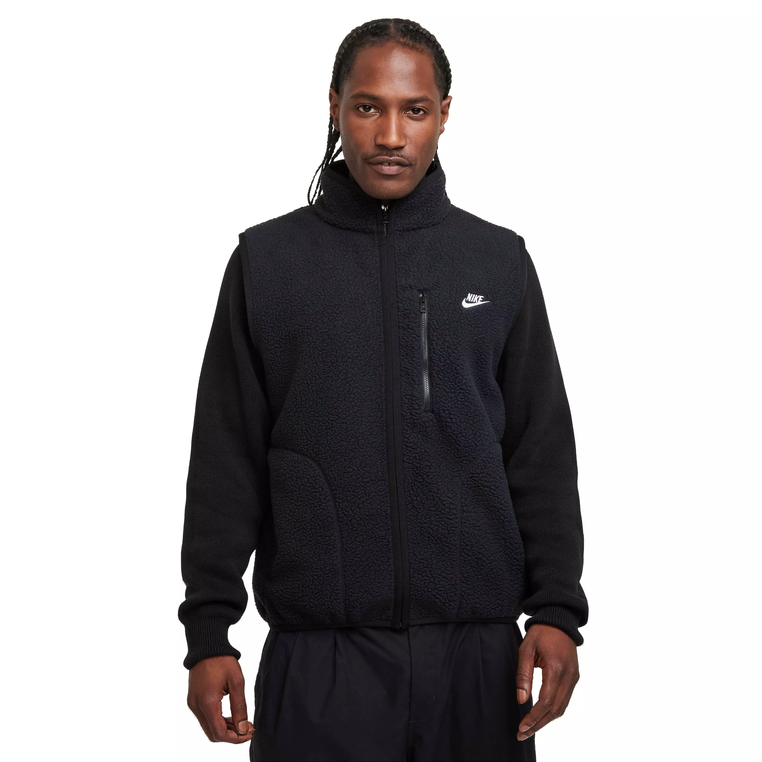 Nike Men's Sportswear Club Winterized Vest - BLACK
