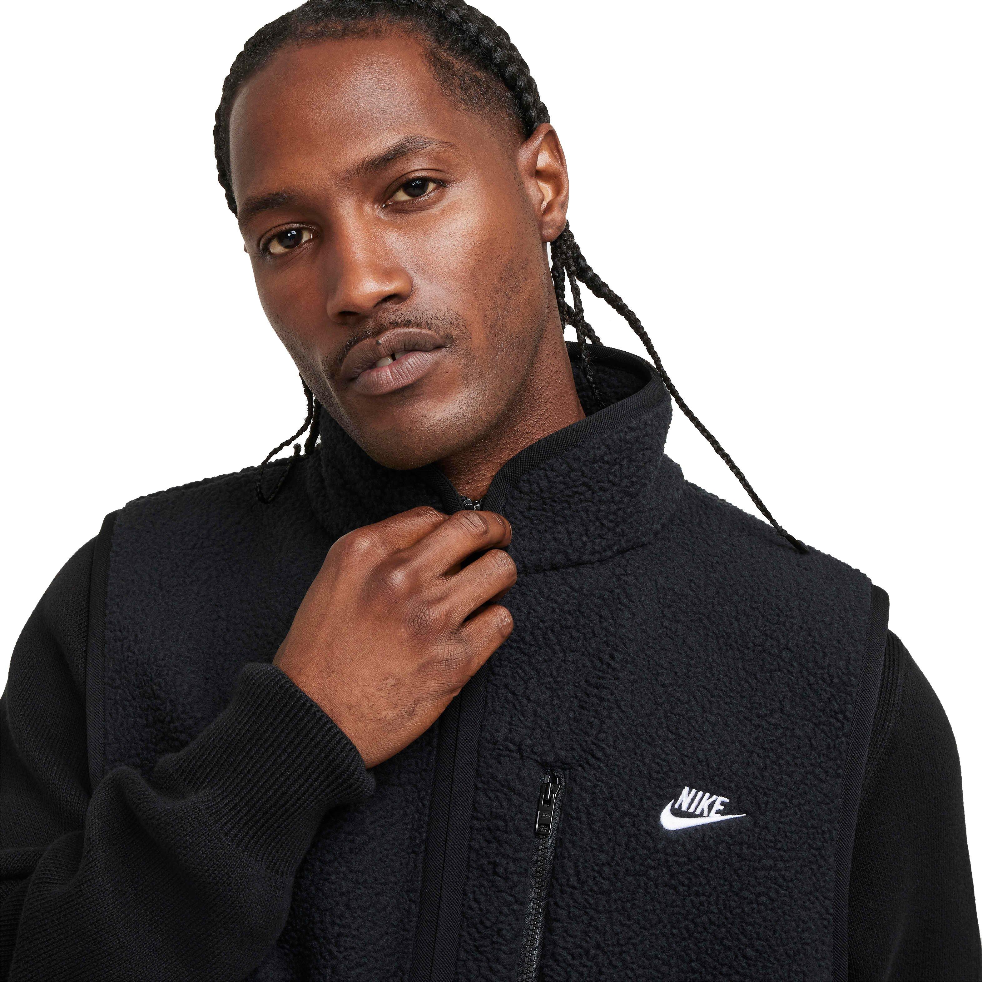 Nike Men's Sportswear Club Winterized Vest - BLACK Thumbnail View 3