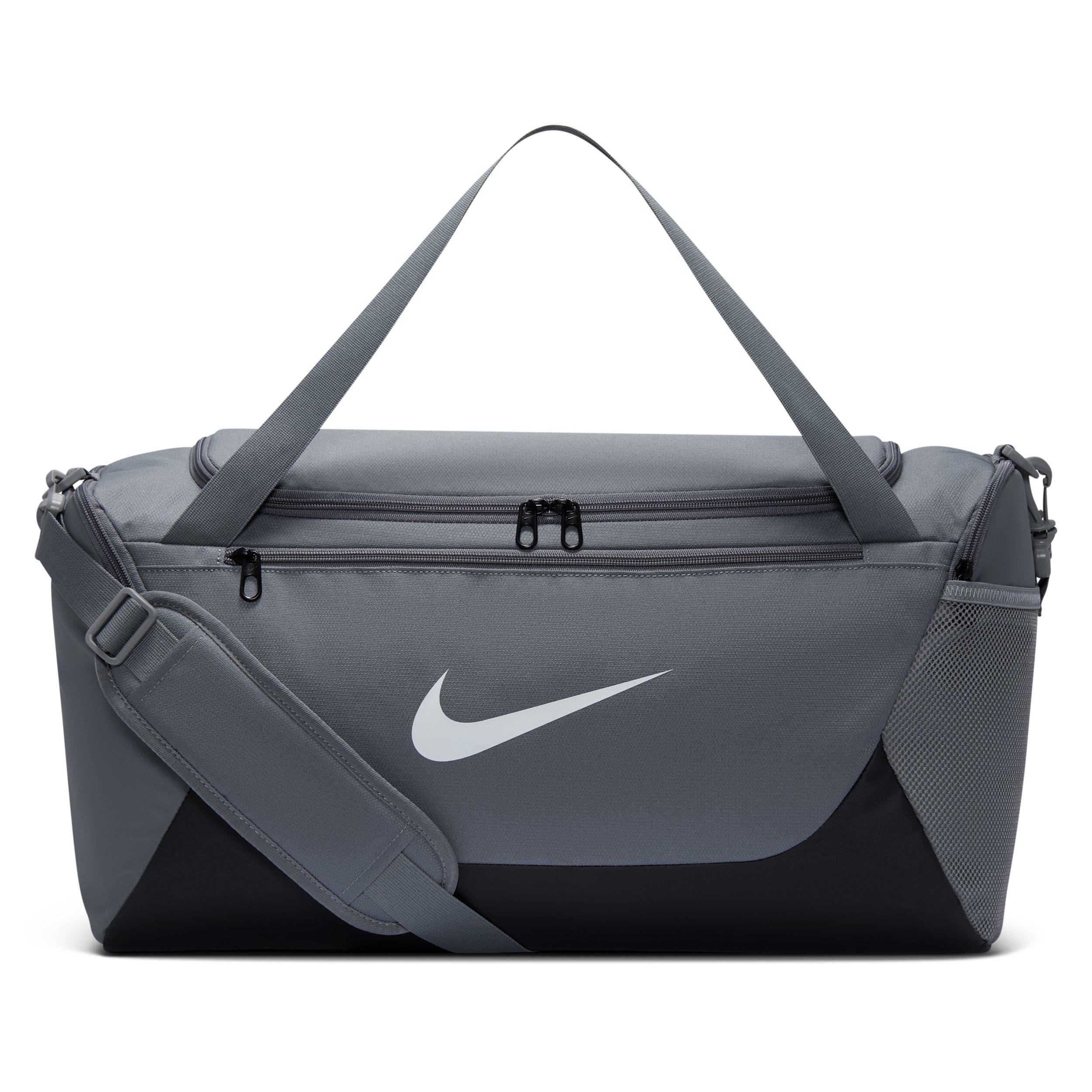 Nike Brasilia Small Training Smoke Grey/Black/White Duffel Bag