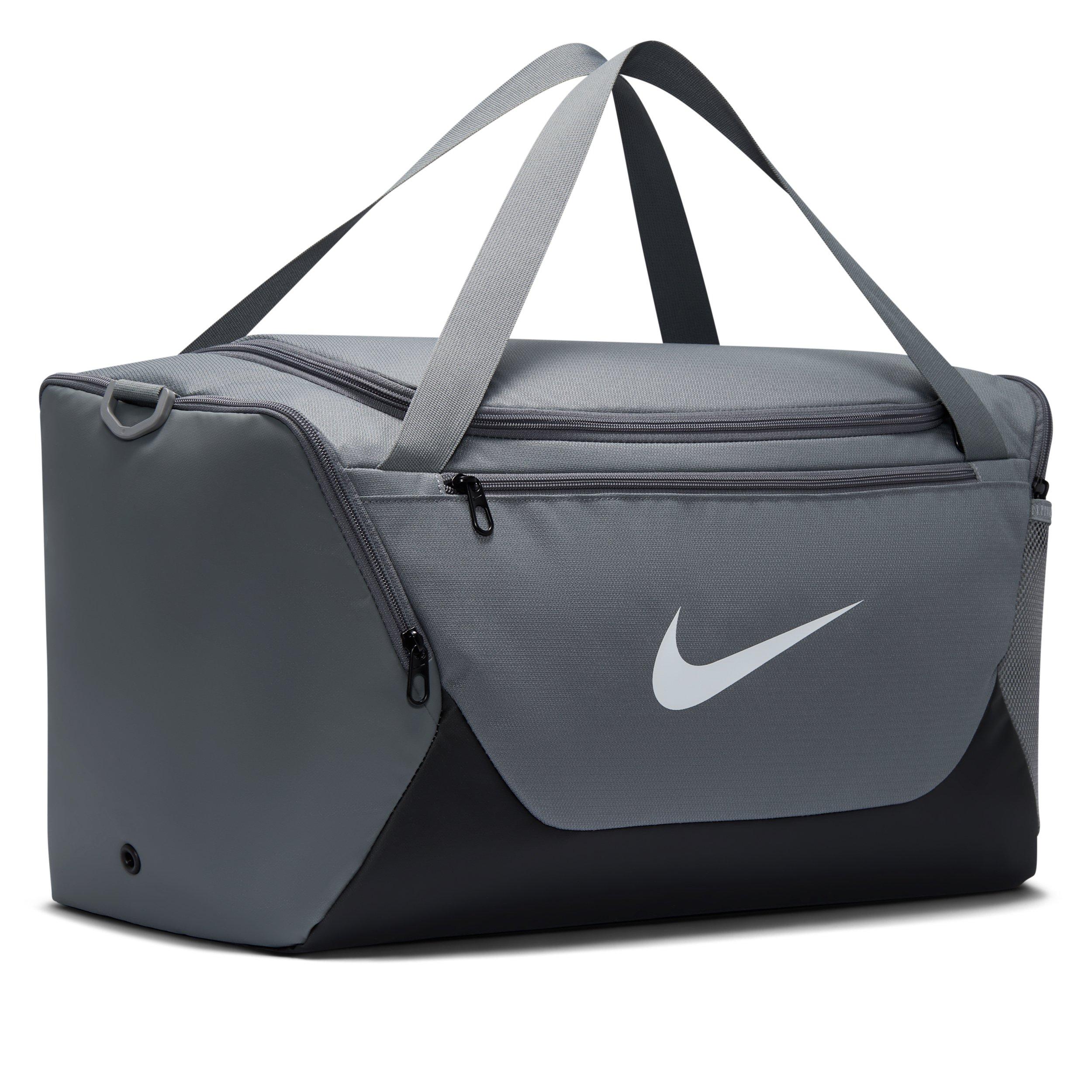 Nike Brasilia Small Training Smoke Grey/Black/White Duffel Bag