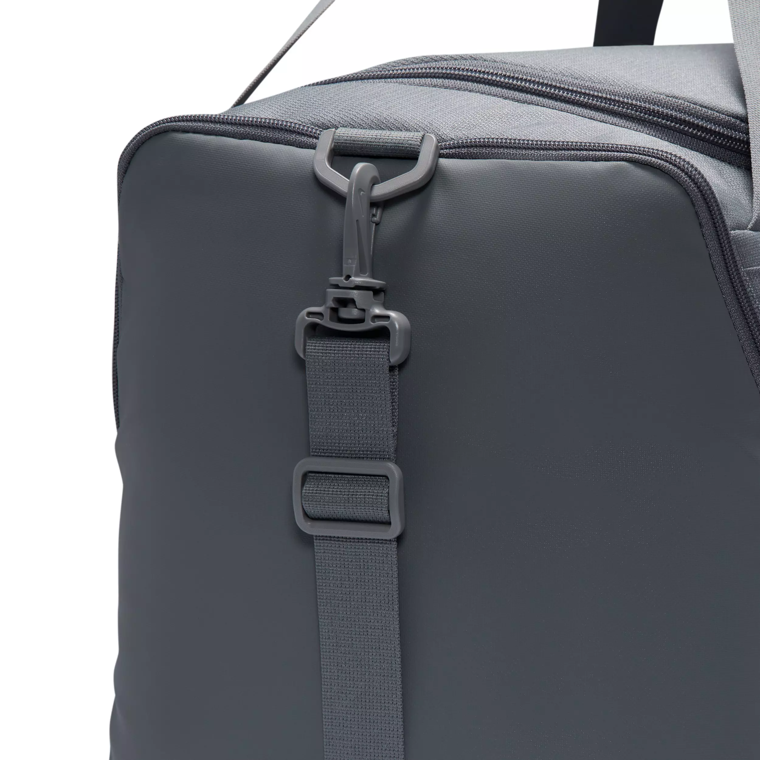 Nike Brasilia Small Training Duffel Bag - Smoke Grey/Black/White - GREY/BLACK/WHITE