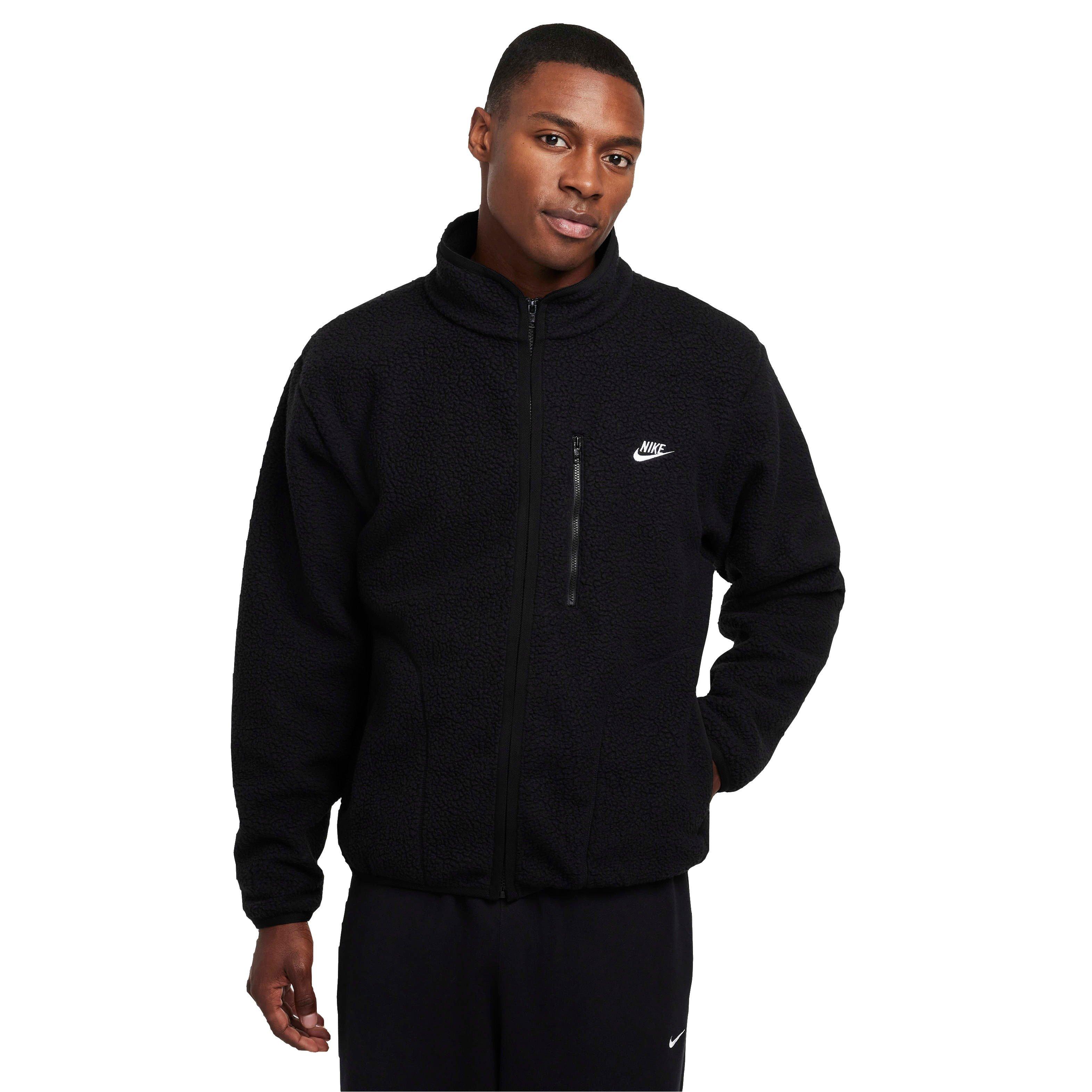 Nike Men's Sportswear Club Fleece Jacket - BLACK Thumbnail View 1