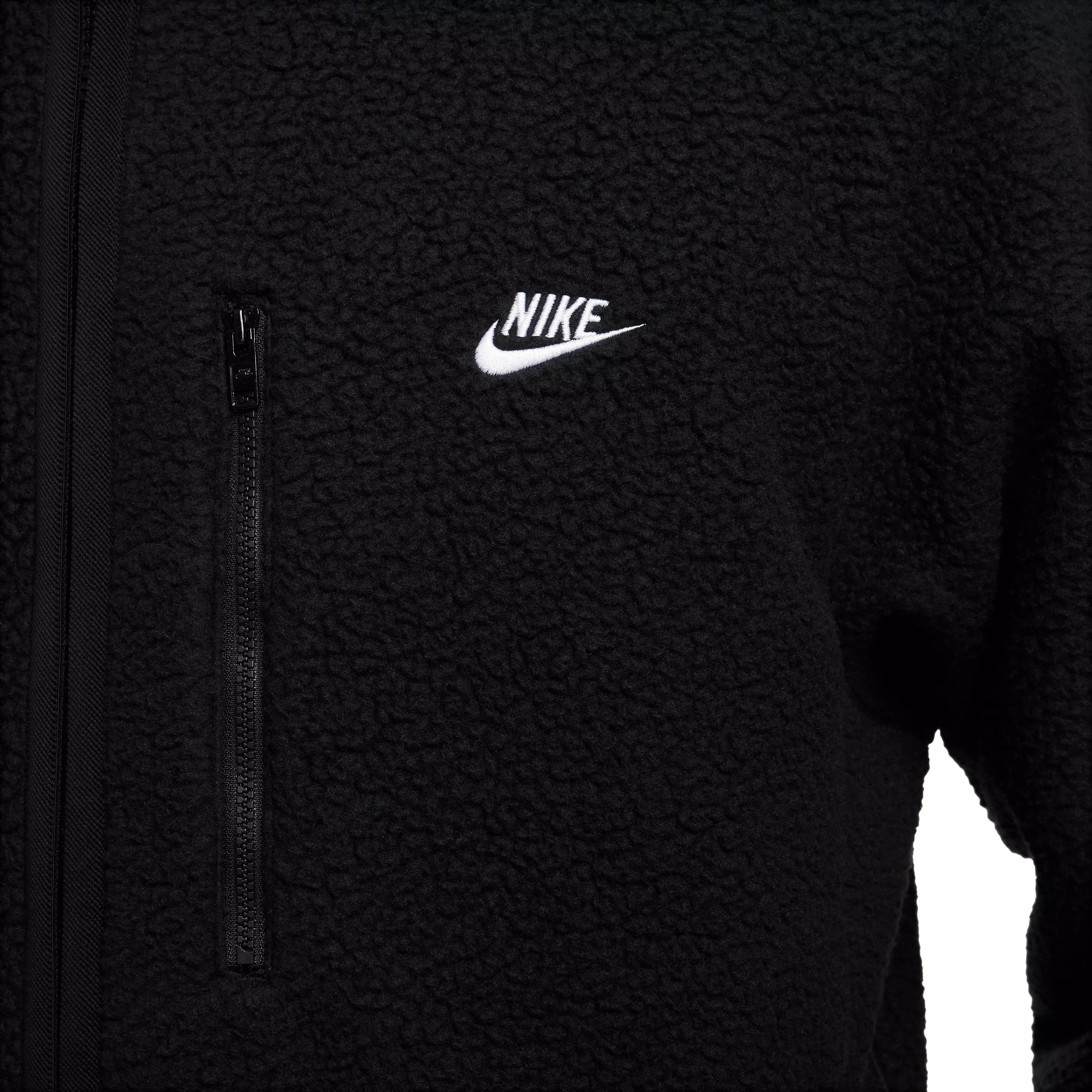 Nike Men's Sportswear Club Fleece Jacket - BLACK