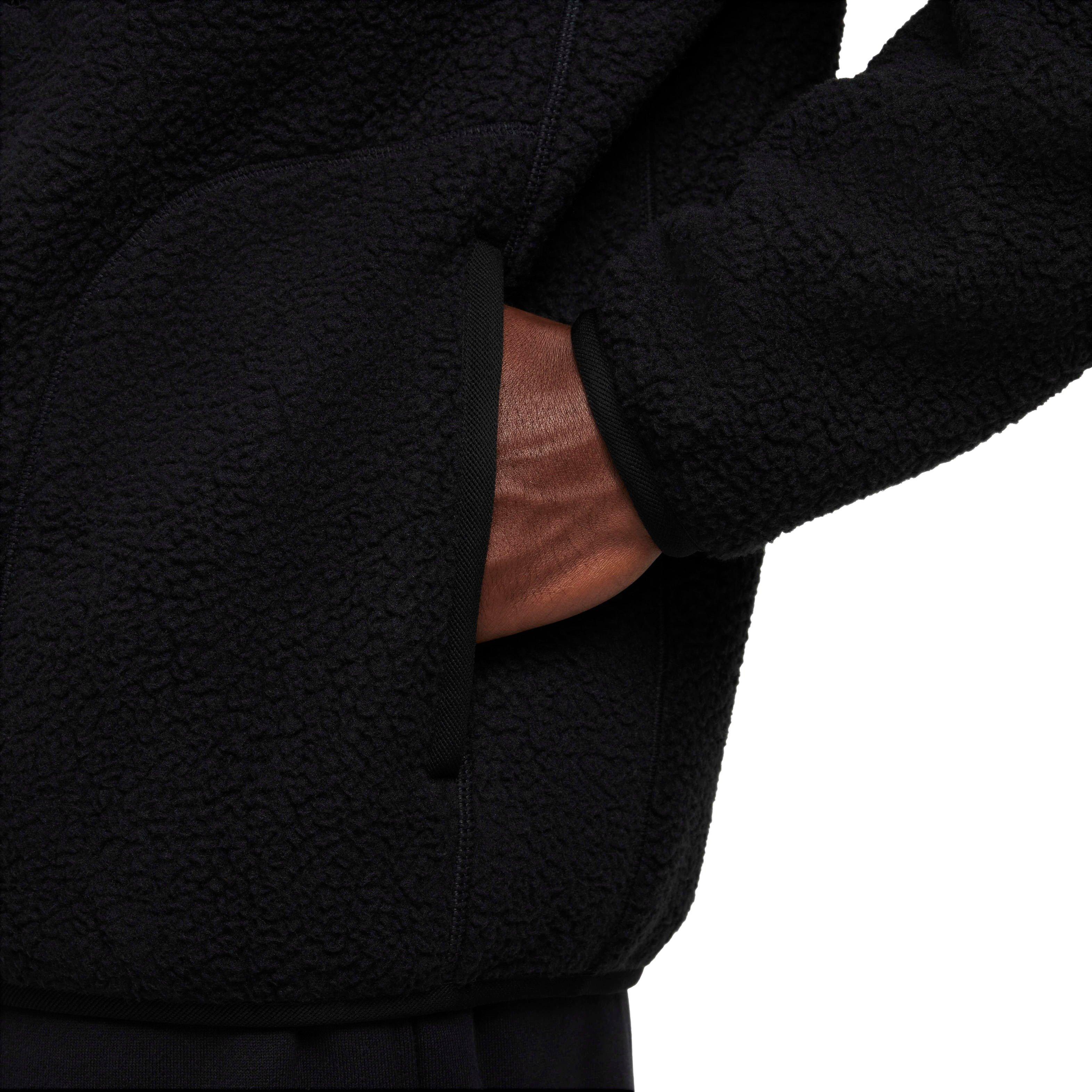 Nike Men's Sportswear Club Fleece Jacket - BLACK Thumbnail View 5