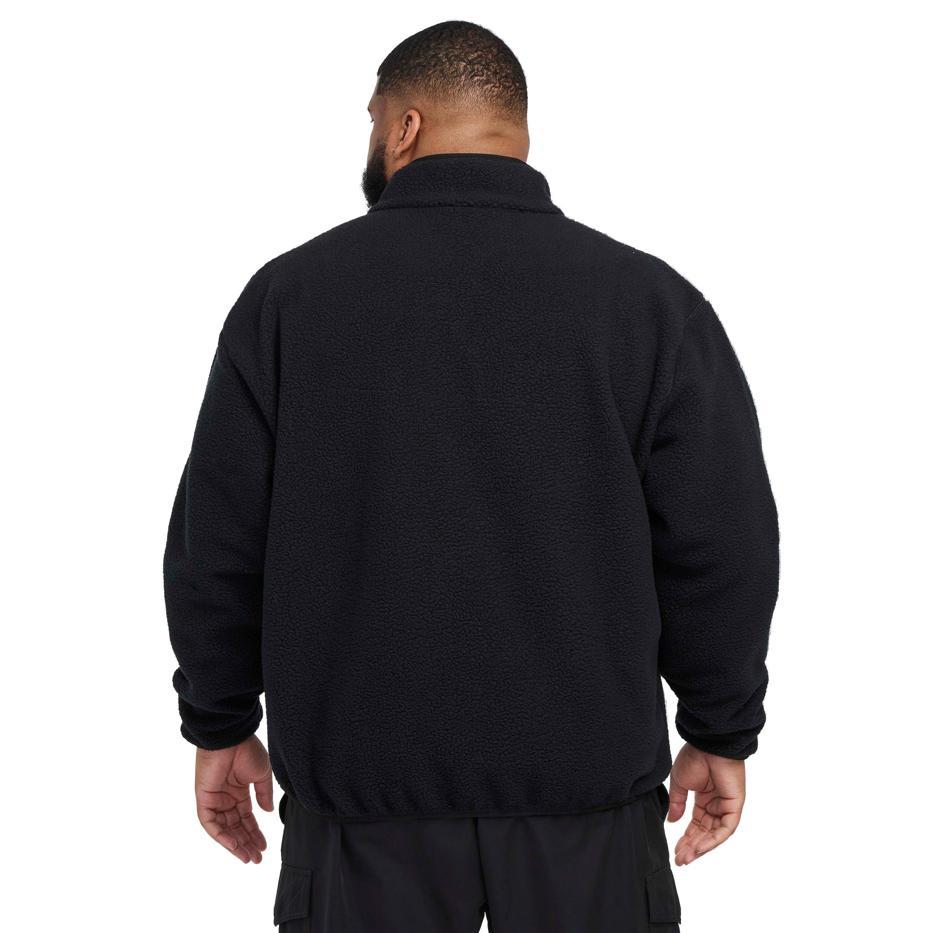 Nike Men's Sportswear Club Fleece Jacket - BLACK Thumbnail View 8