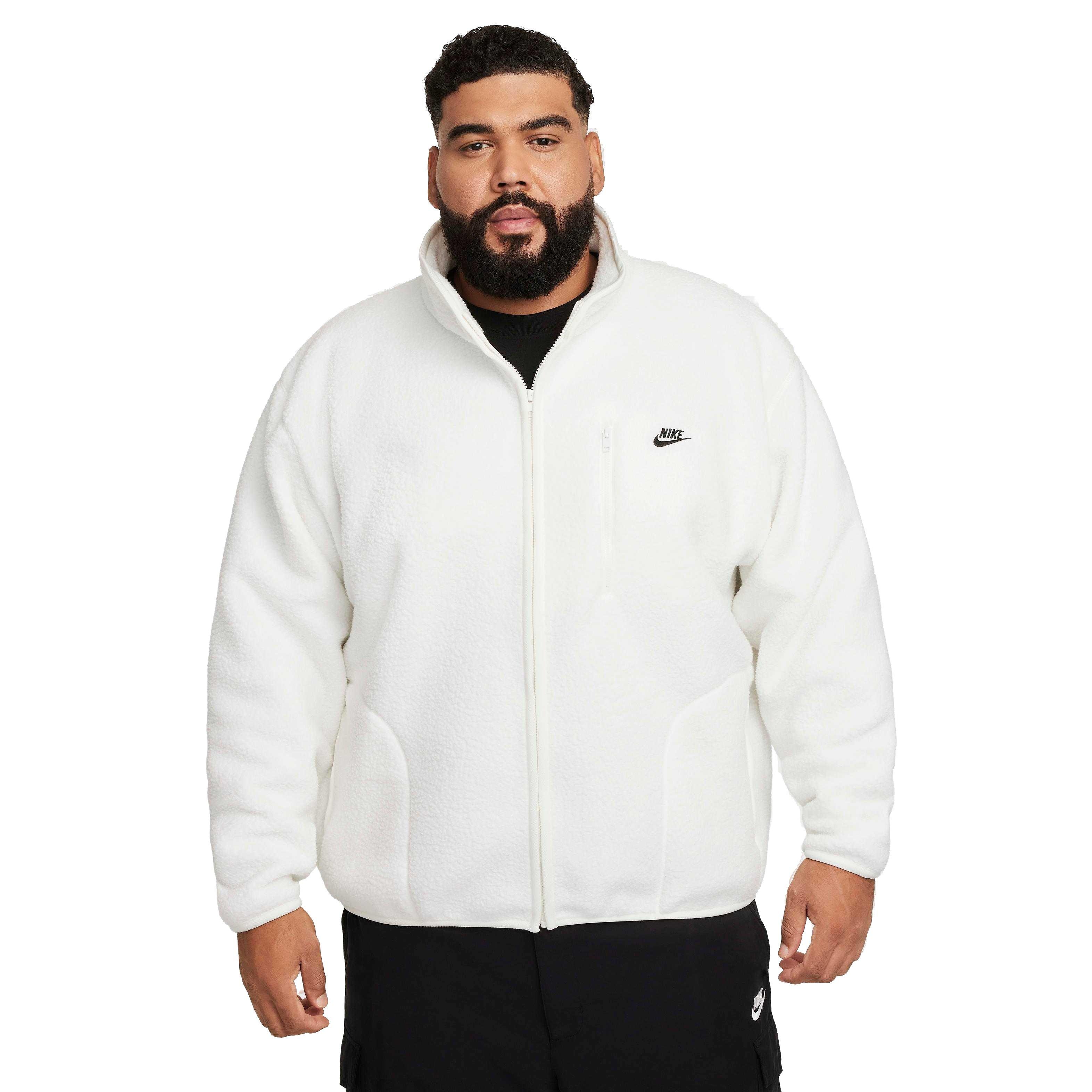 Nike Men's Sportswear Club Fleece Jacket - SAIL Thumbnail View 7
