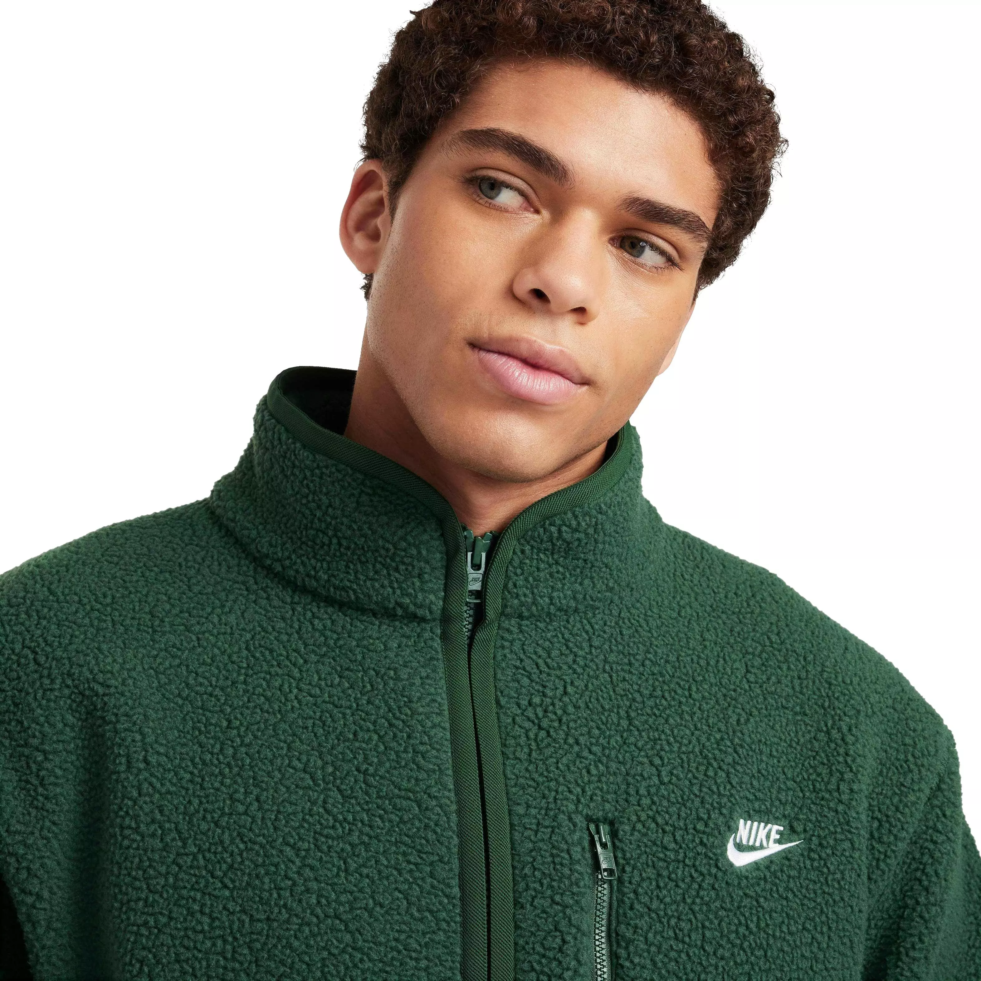 Nike Men's Sportswear Club Fleece Jacket - GREEN