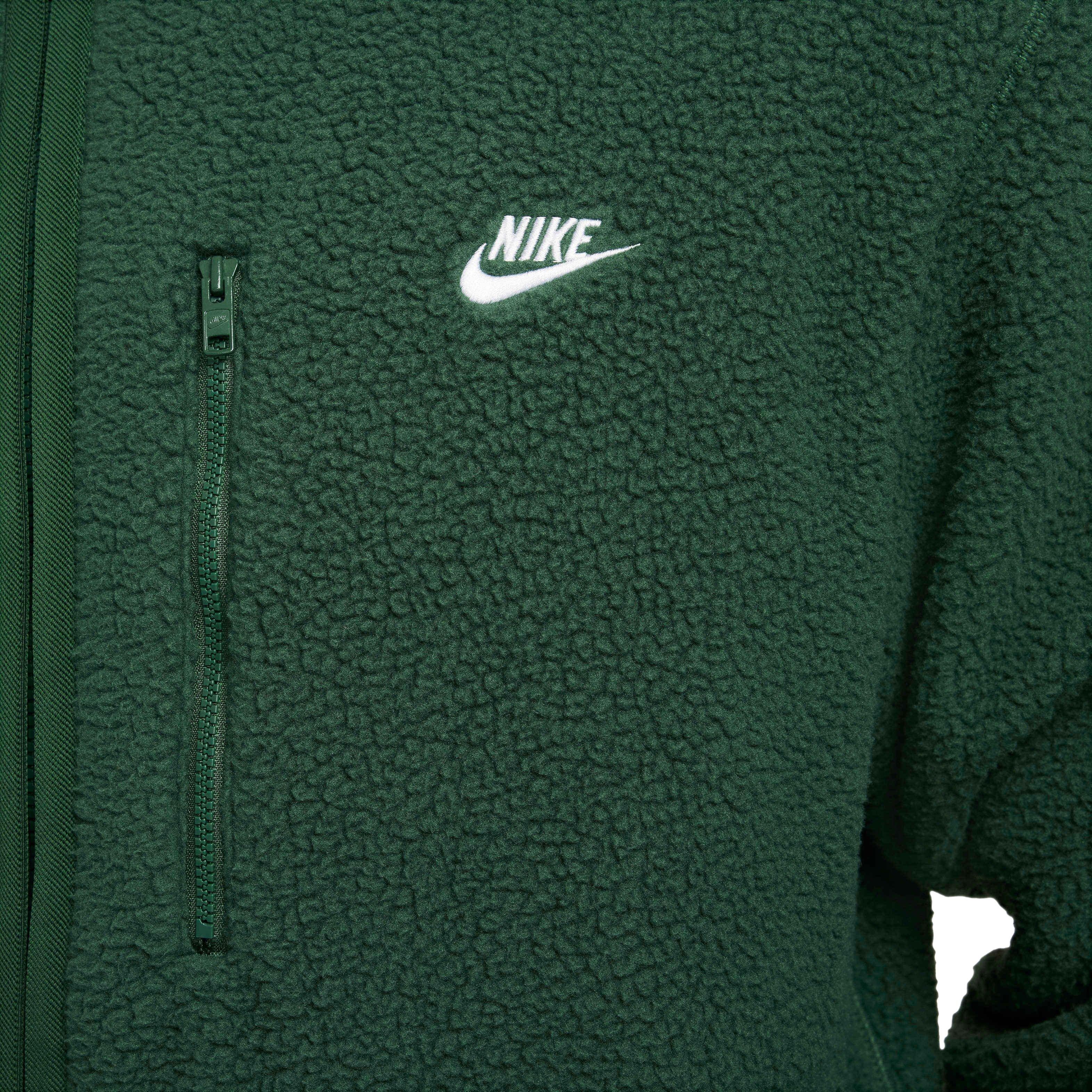 Nike Men's Sportswear Club Fleece Jacket - GREEN Thumbnail View 4