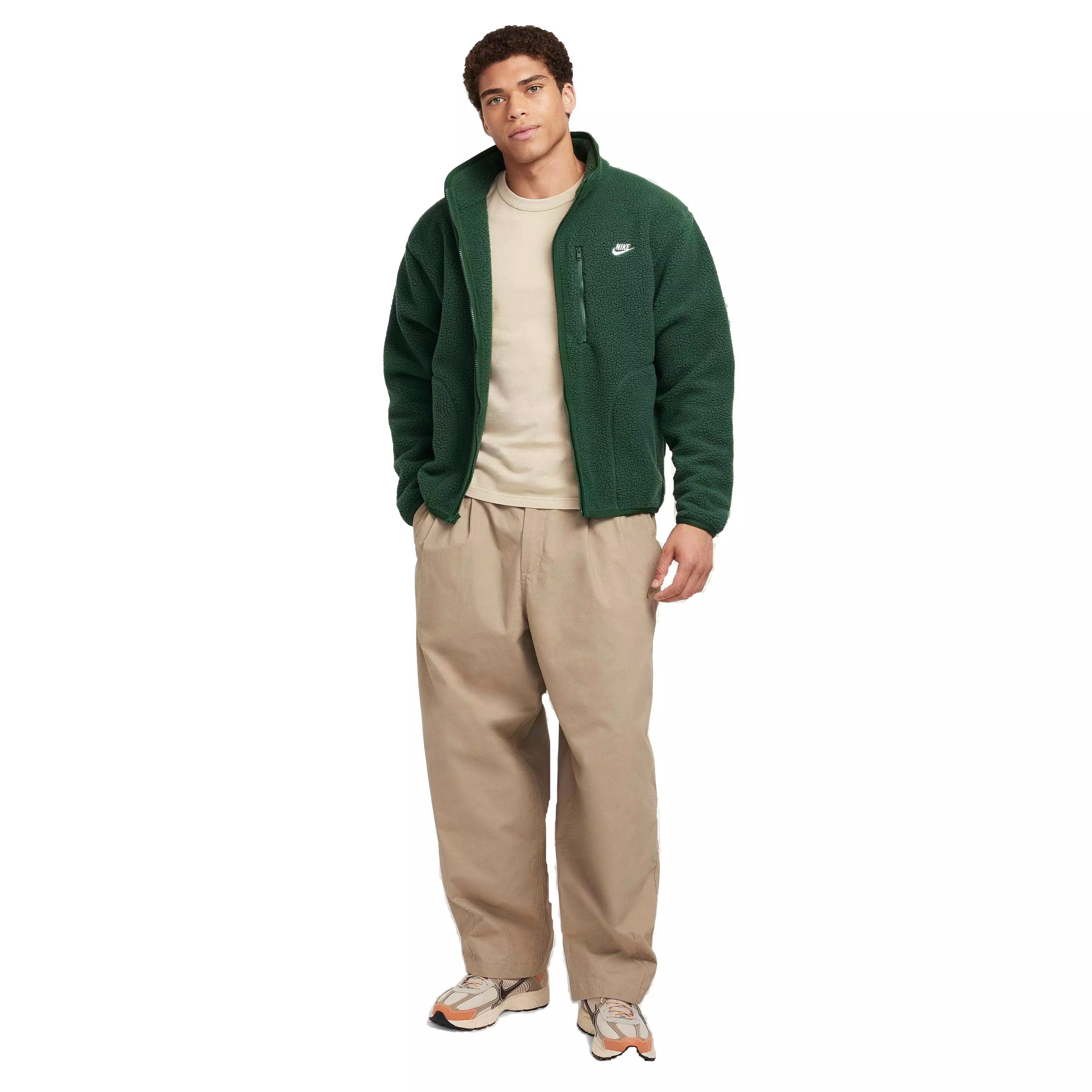 Nike Men's Sportswear Club Fleece Jacket - GREEN