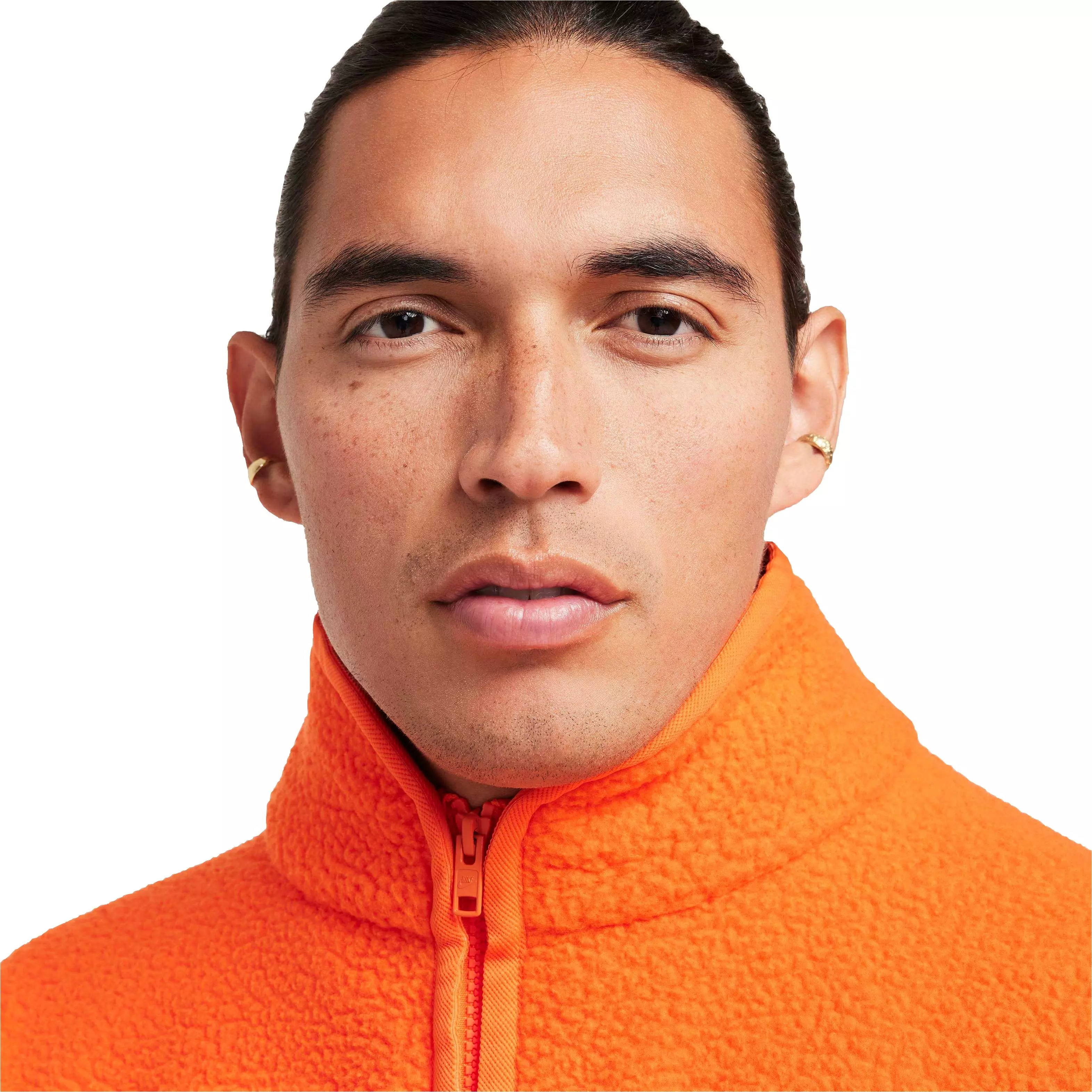 Nike Men's Sportswear Club Fleece Jacket - ORANGE