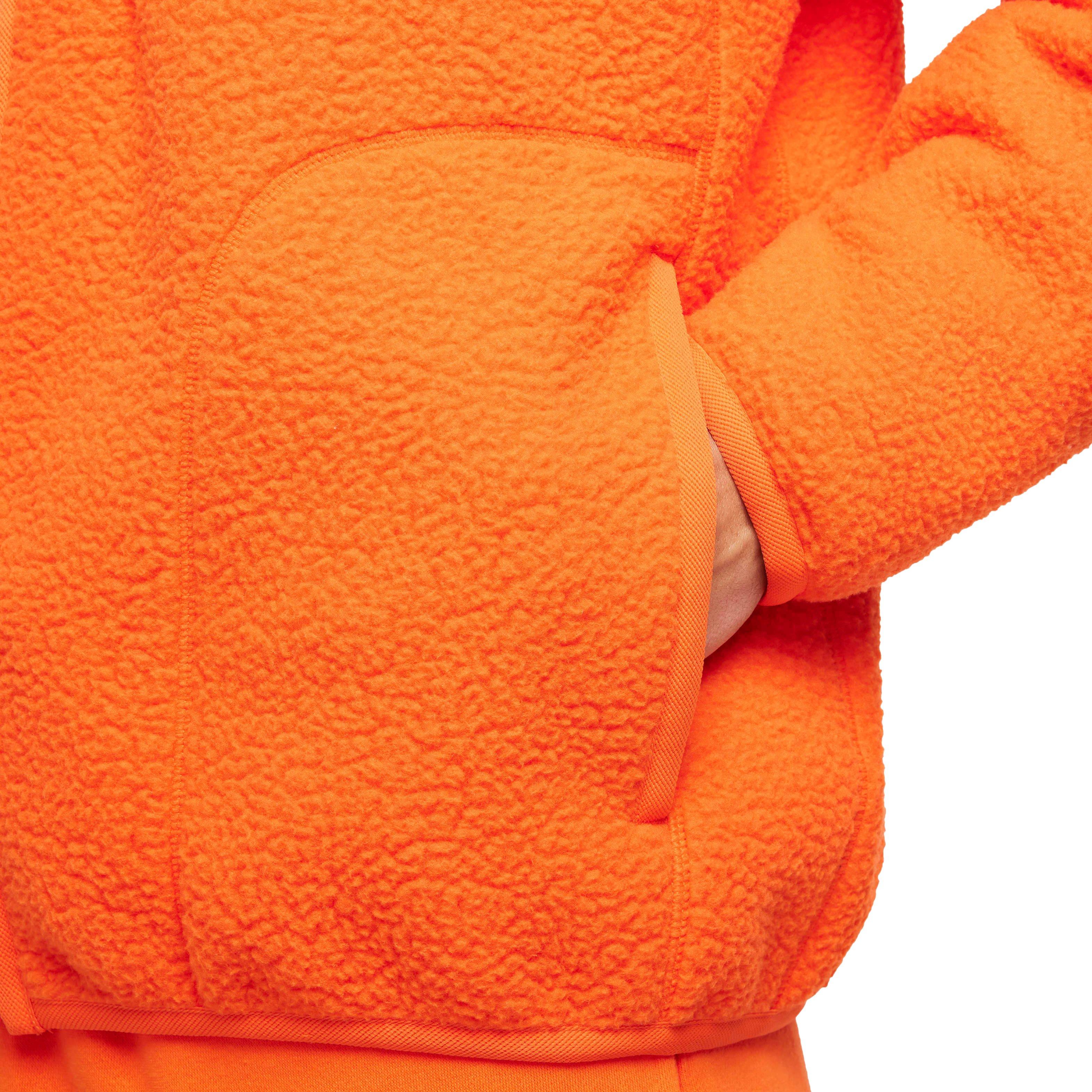 Nike Men's Sportswear Club Fleece Jacket - ORANGE Thumbnail View 5