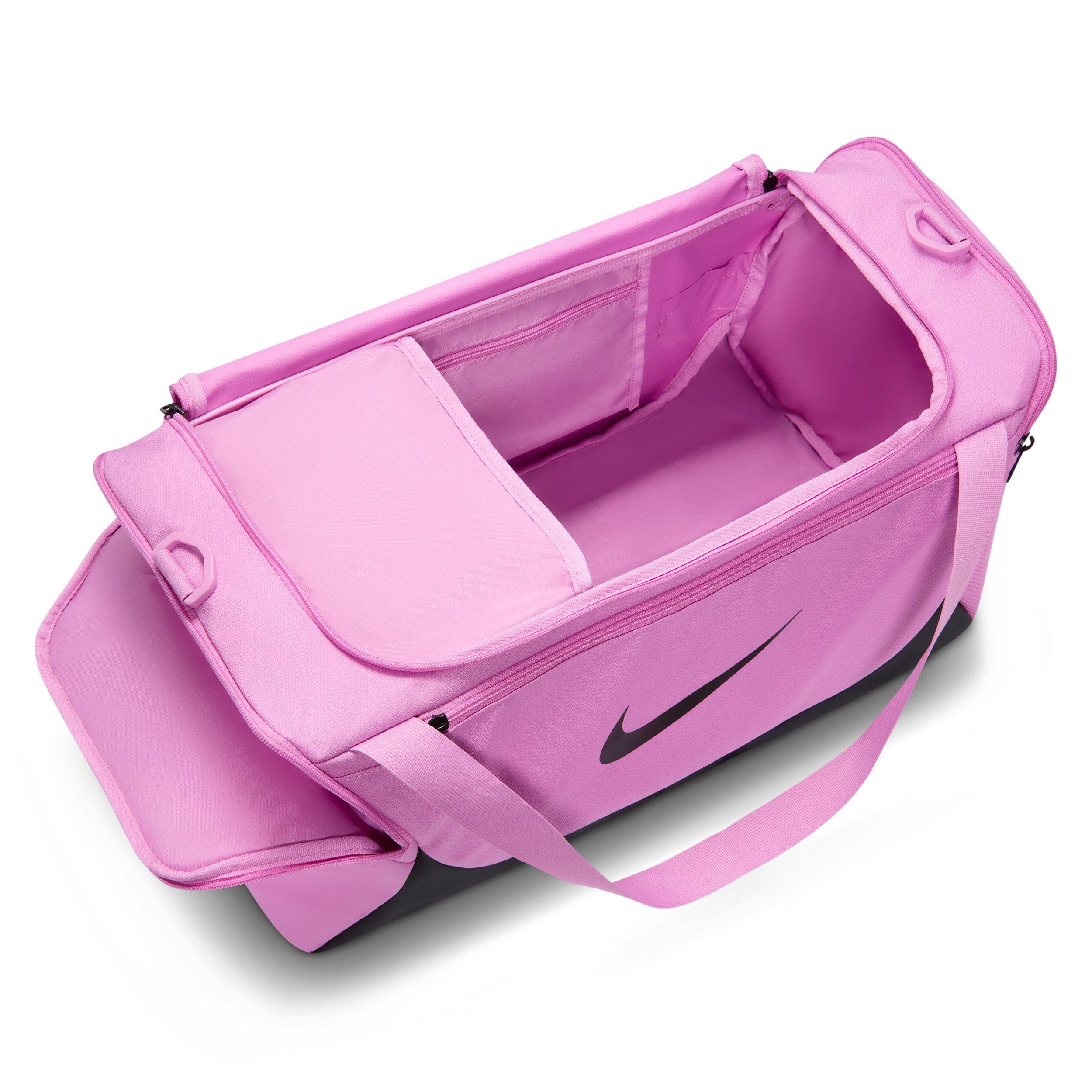 Nike Brasilia Small Training Duffel Bag - Light Magenta/Black/Black - LT MAGENTA/BLACK/BLACK Thumbnail View 5