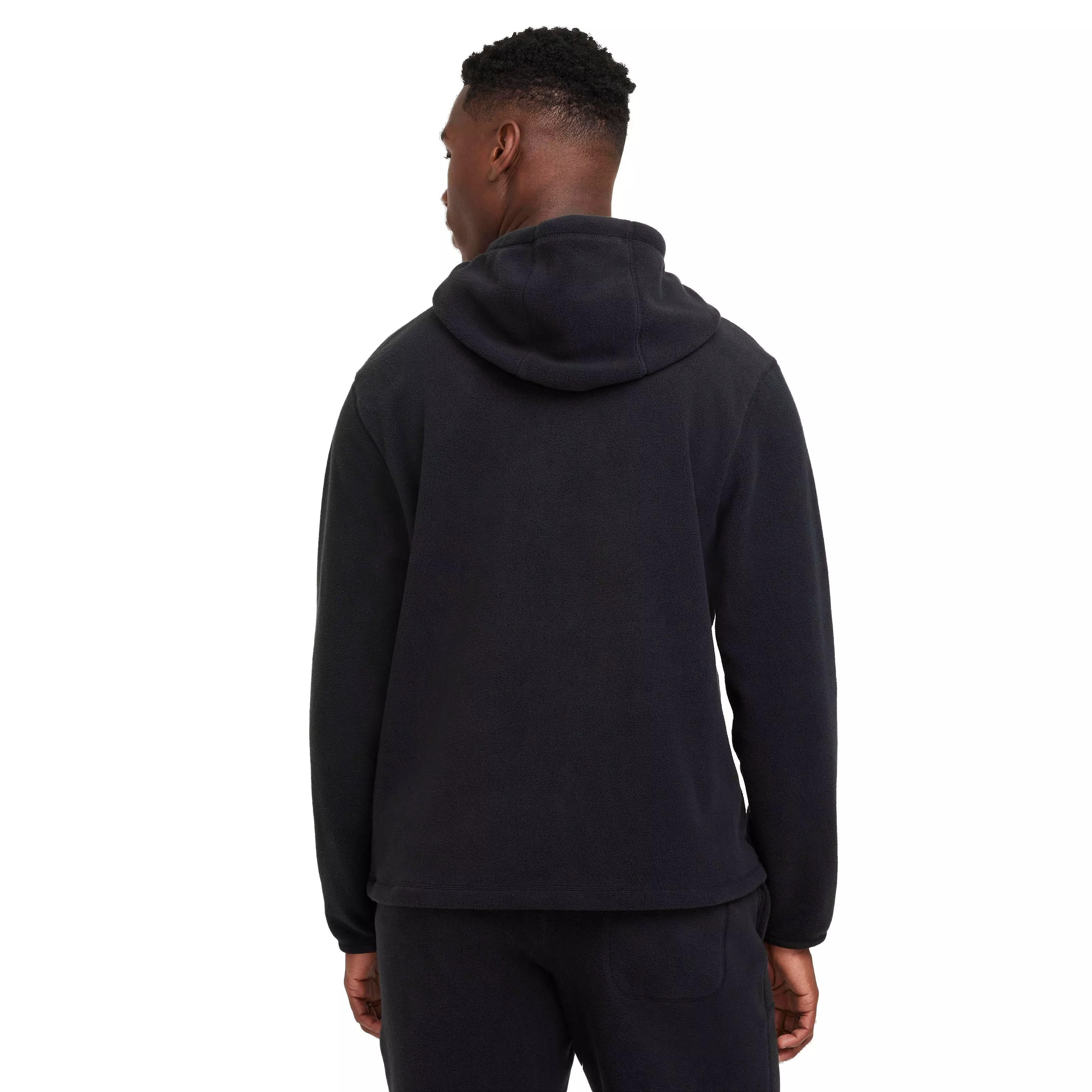 Nike Men's Club Pullover Winterized Hoodie - BLACK