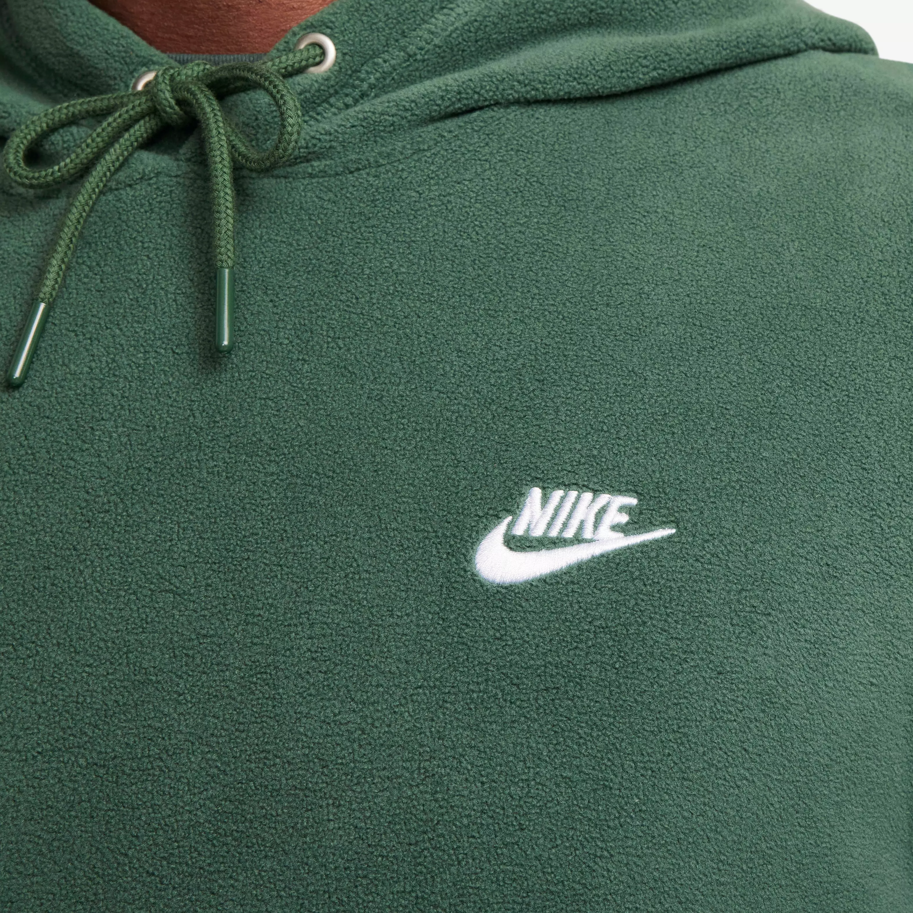 Nike Men's Club Pullover Winterized Hoodie - GREEN