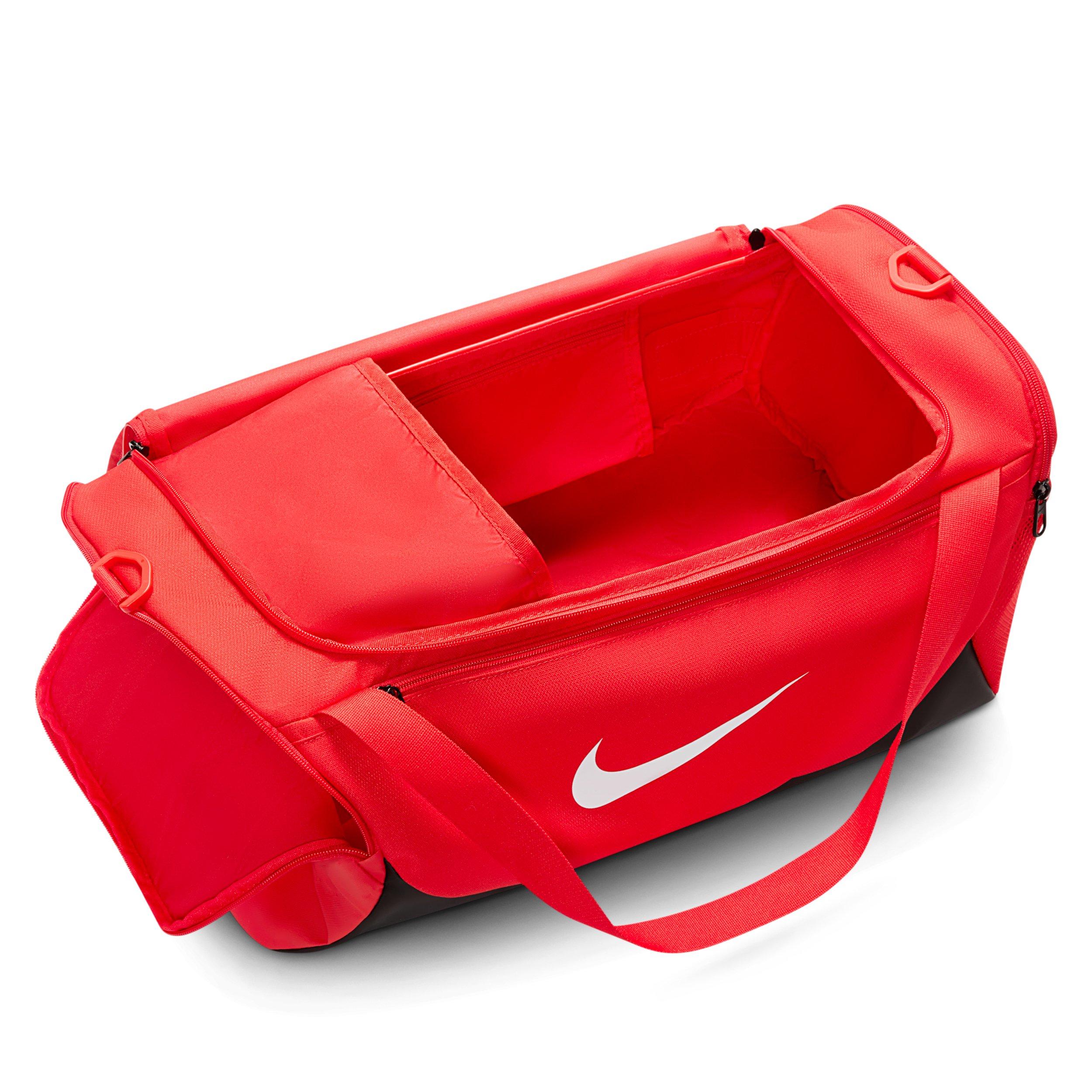 Nike Brasilia Small Training Duffel Bag - University Red/Black/White - RED/BLACK/WHITE Thumbnail View 5