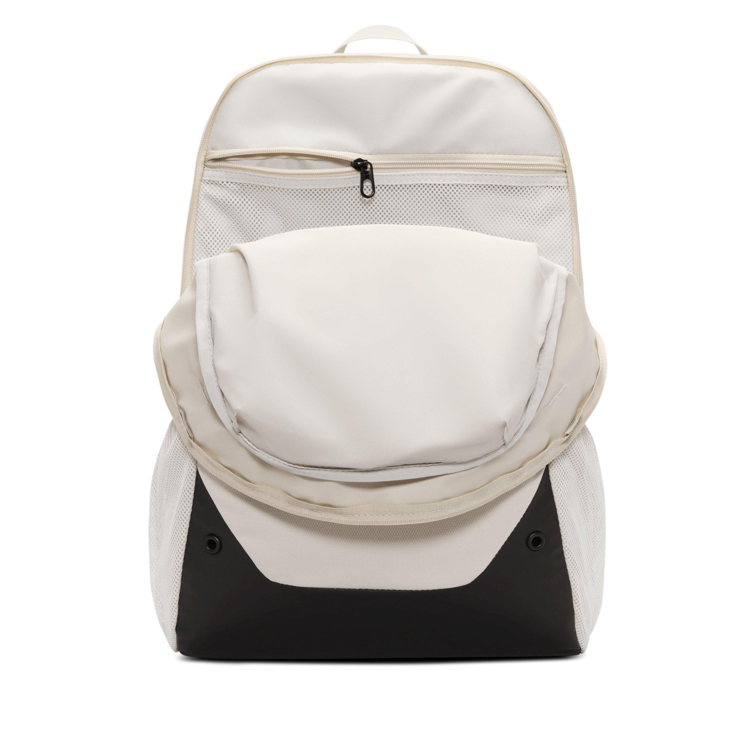 Nike Brasilia Extra Large Backpack - Light Bone/Black/Black - LT BONE/BLACK/BLACK Thumbnail View 4