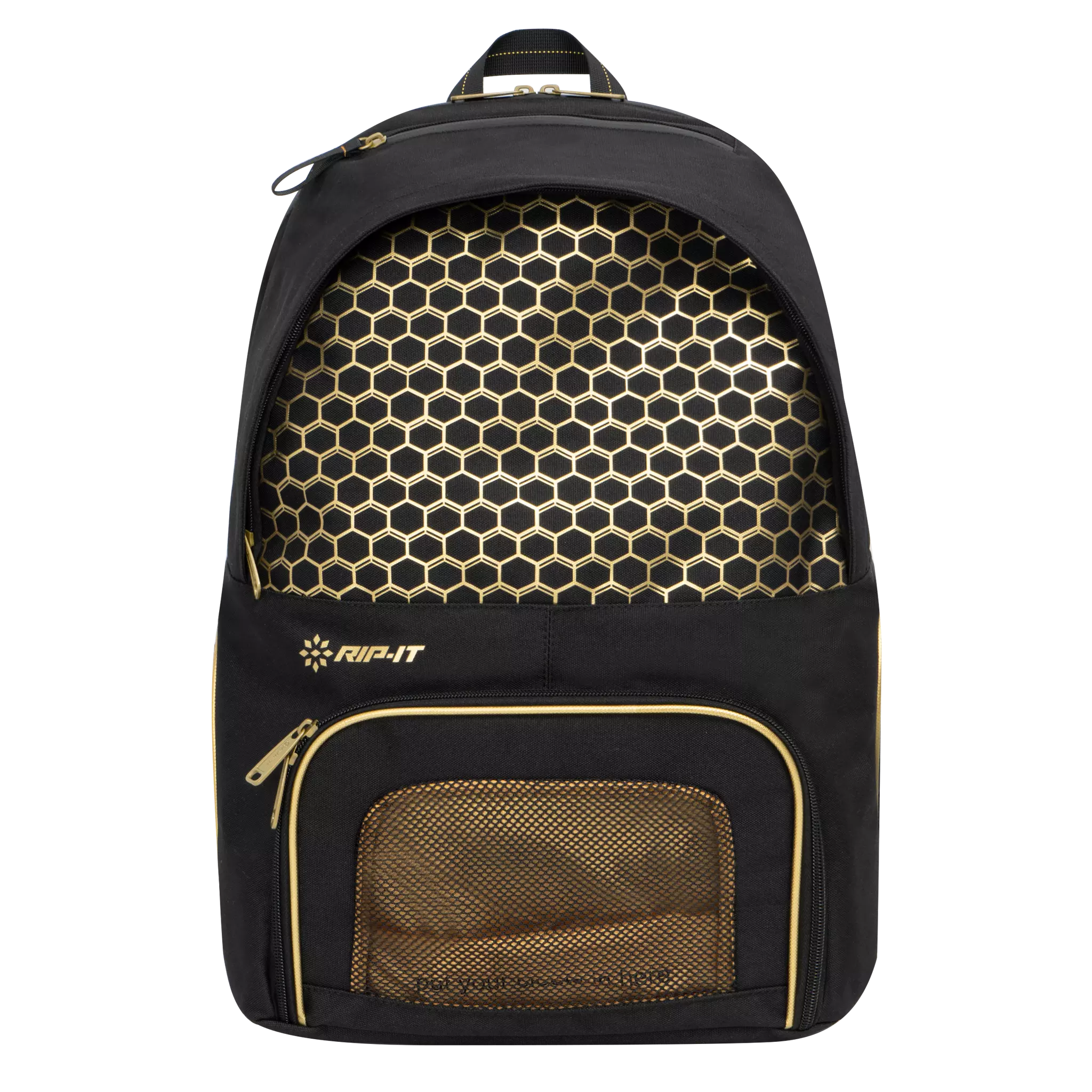 RIP-IT Women's Soccer Backpack-Black/Gold - BLACK/GOLD
