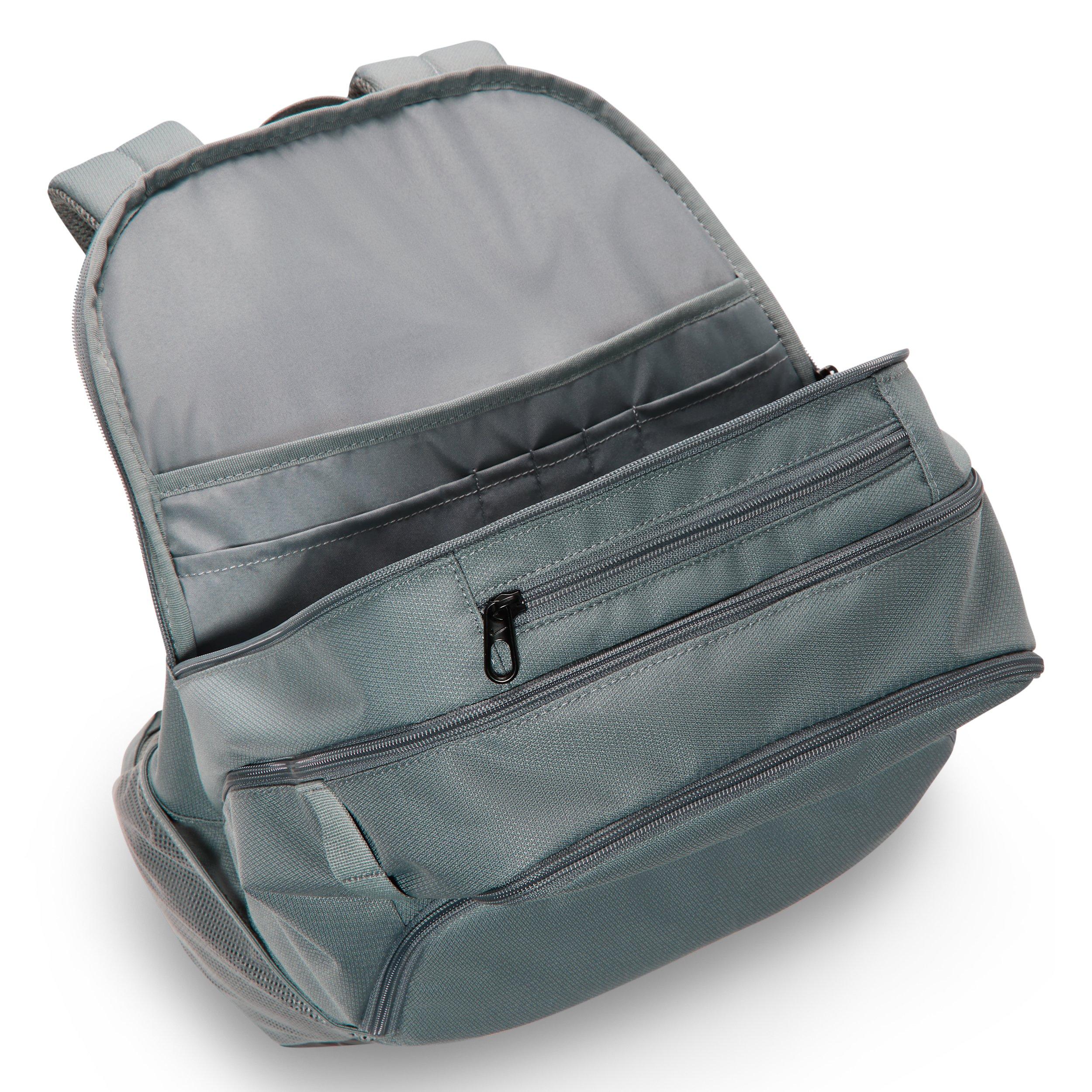 Nike Brasilia Extra Large Backpack - Smoke Grey/Black/White - GREY/BLACK/WHITE Thumbnail View 5