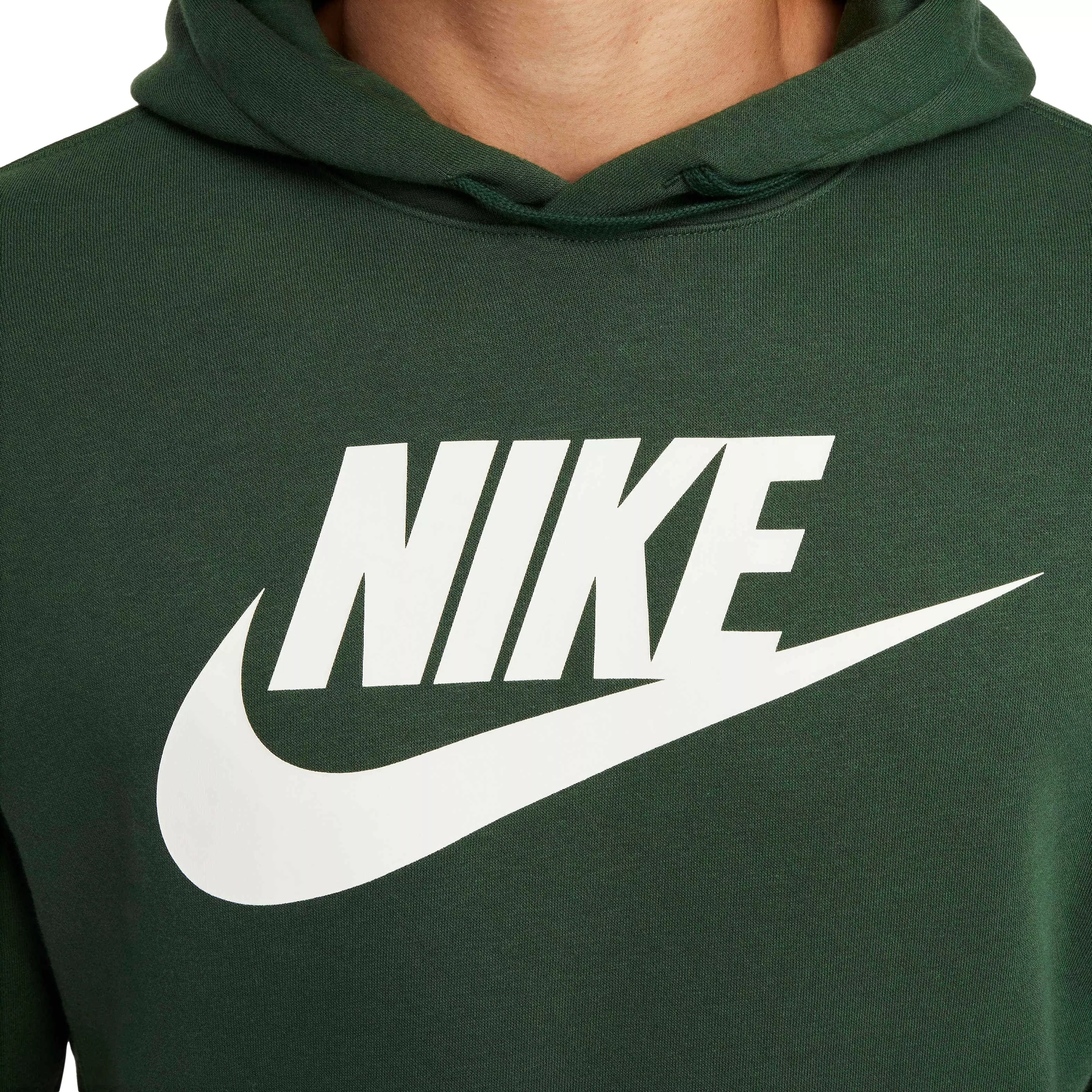 Nike Men's Sportswear Club Fleece Graphic Pullover Hoodie - GREEN