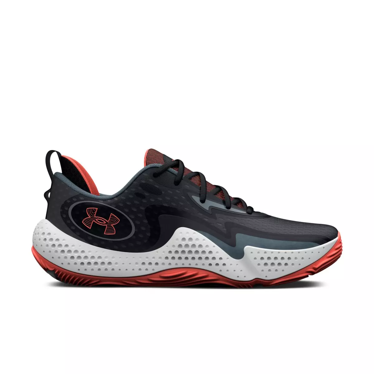 Under Armour Spawn 5 "Black/Gravel" Unisex Basketball Shoe - BLACK/GRAVEL