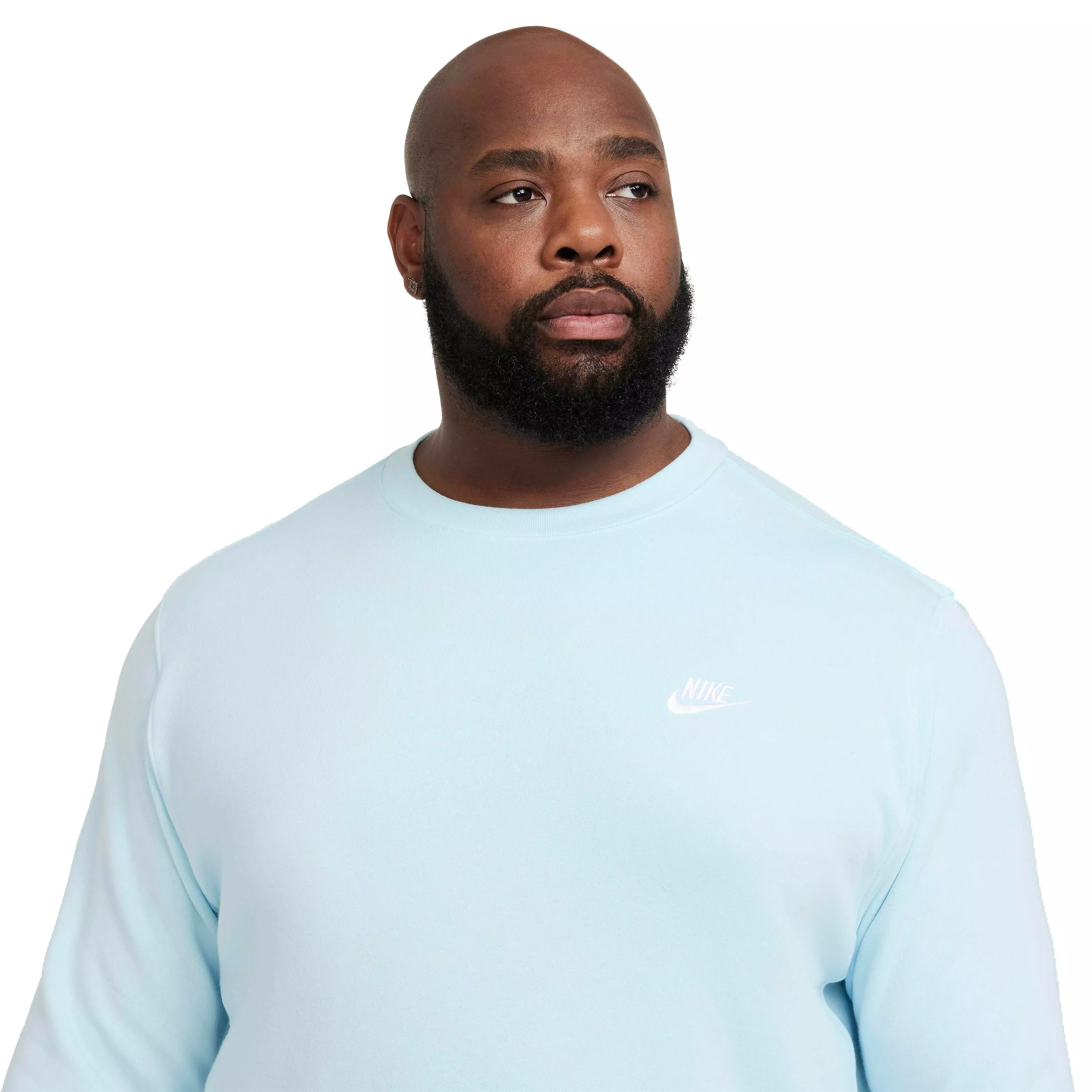 Nike Men's Sportswear Club Fleece Crew - BLUE
