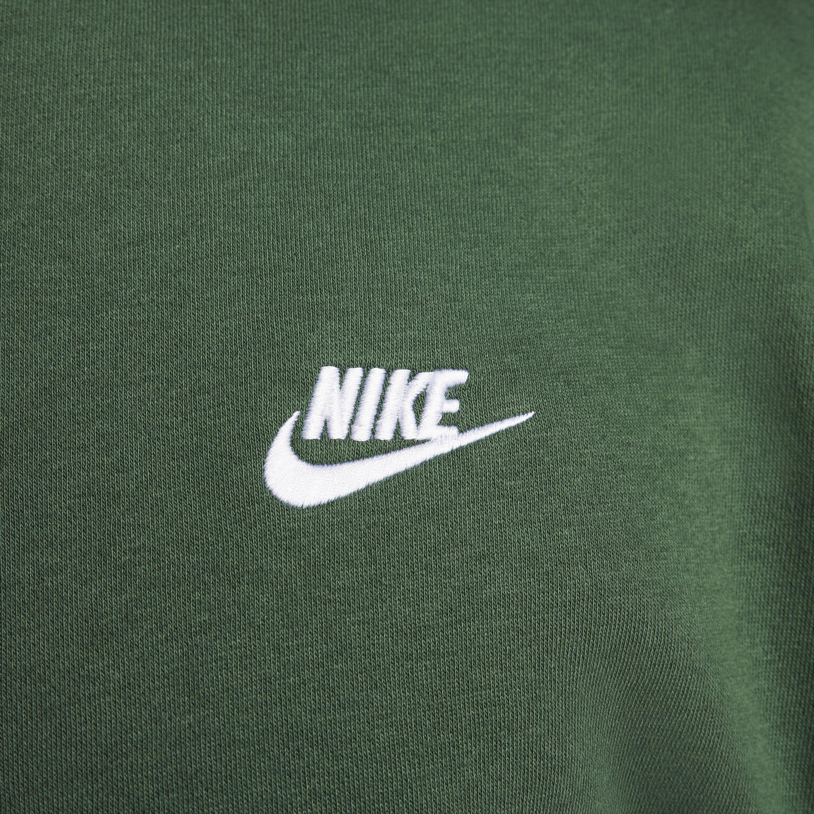 Nike Men's Sportswear Club Fleece Crew - GREEN Thumbnail View 4