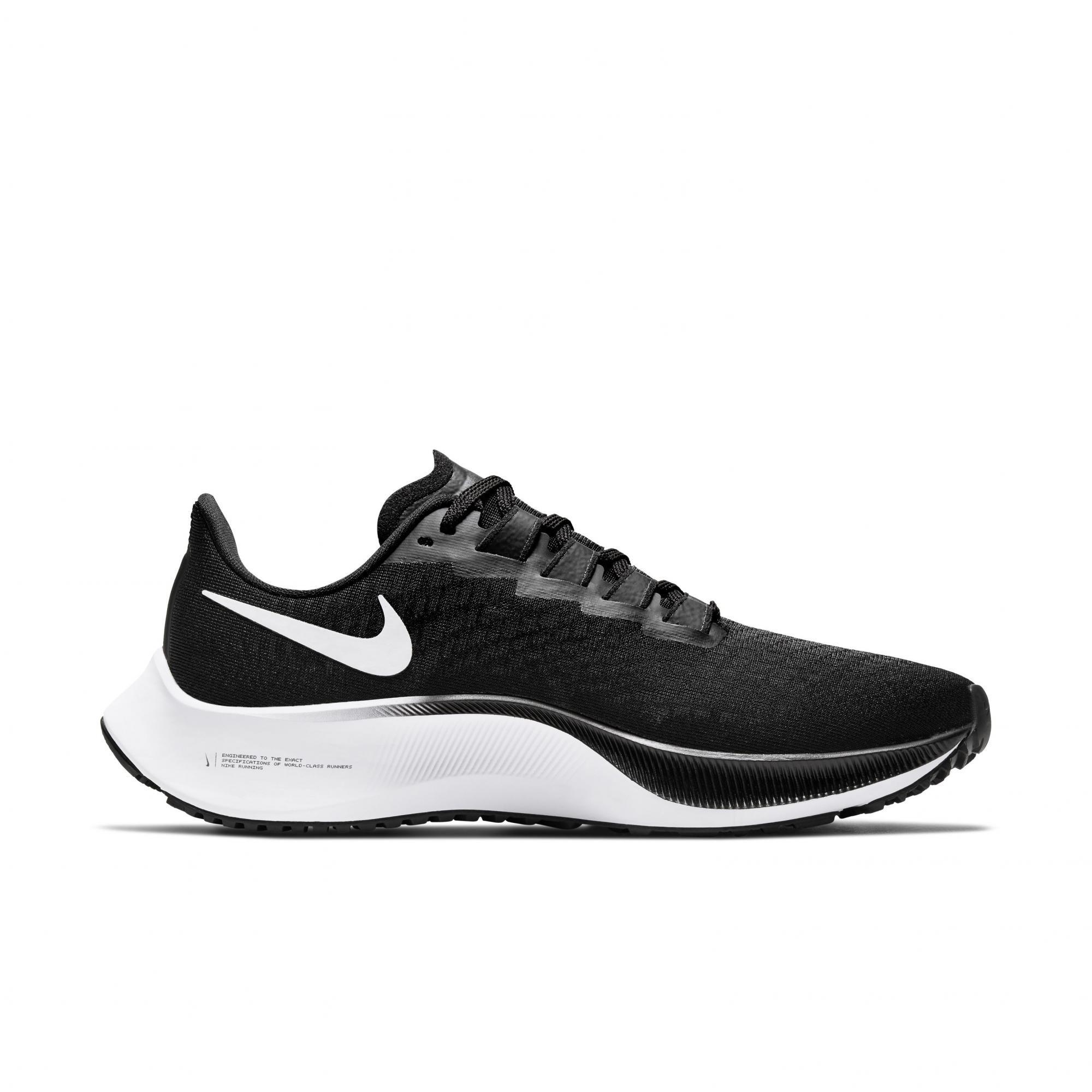 Nike Air Zoom Pegasus 37 "Black/White" Women's Running Shoe - BLACK/WHITE Thumbnail View 1