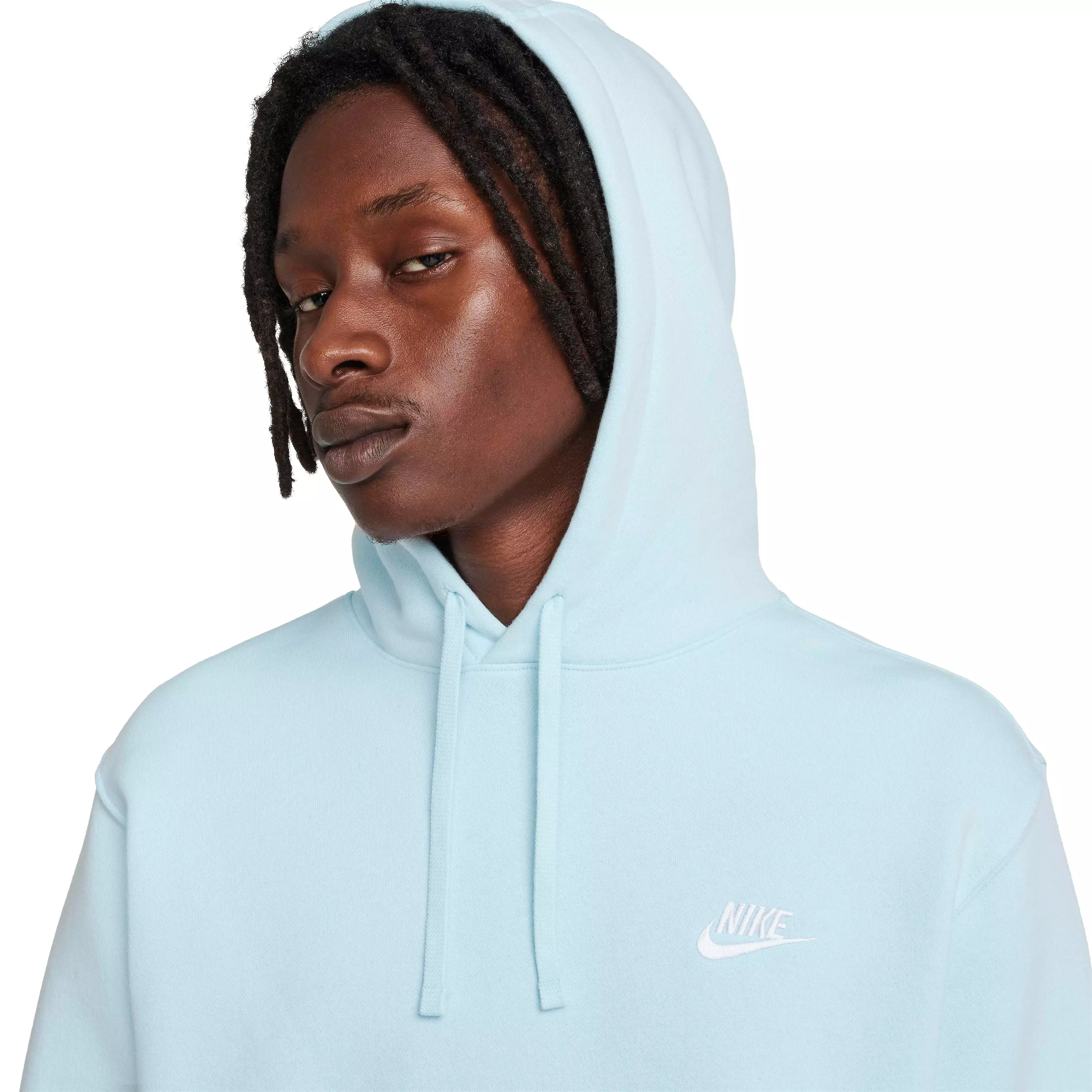 Nike Men's Sportswear Club Fleece Classic Pullover Hoodie - BLUE