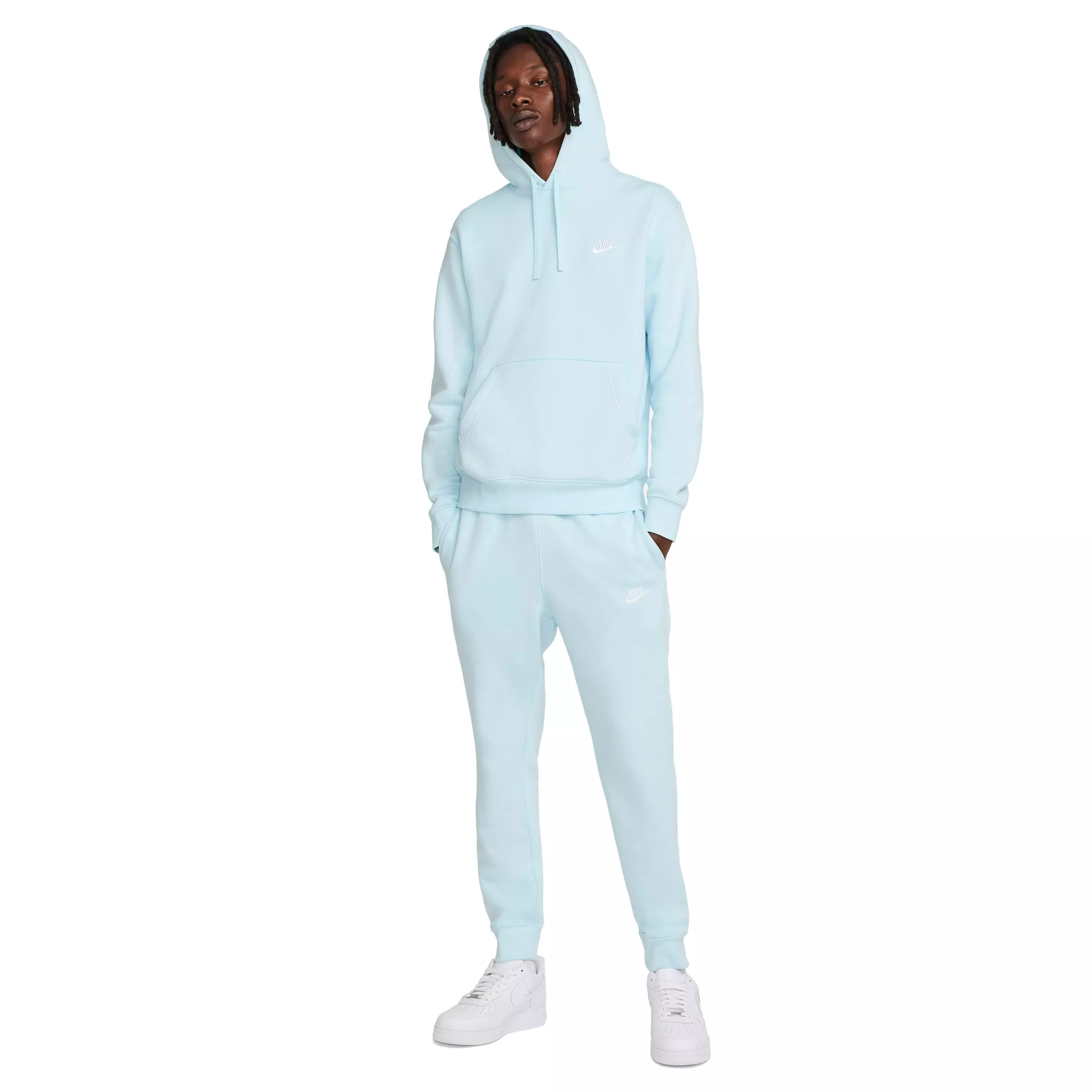 Nike Men's Sportswear Club Fleece Classic Pullover Hoodie - BLUE