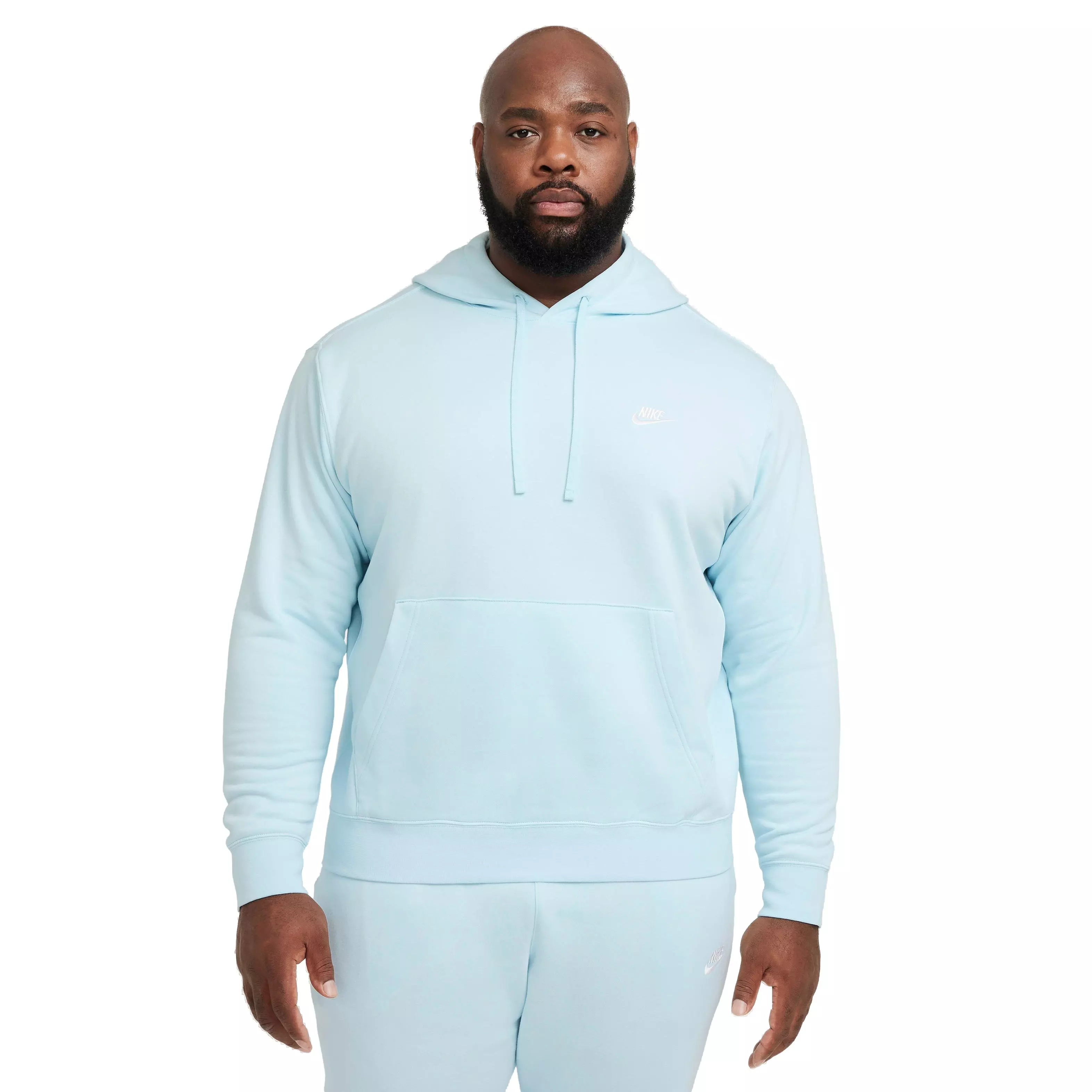 Nike Men's Sportswear Club Fleece Pullover Hoodie - BLUE