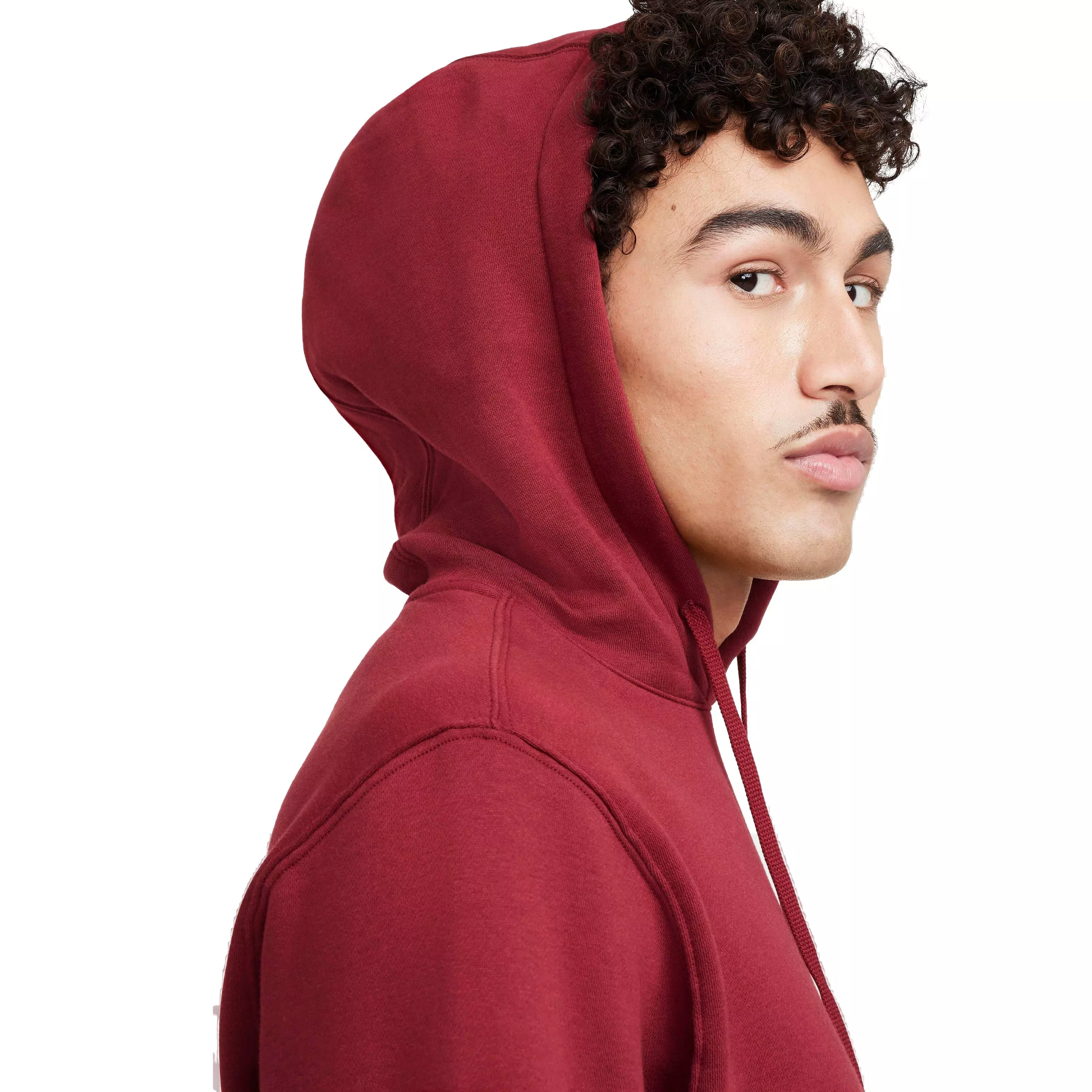 Nike Men's Sportswear Club Fleece Pullover Hoodie - RED