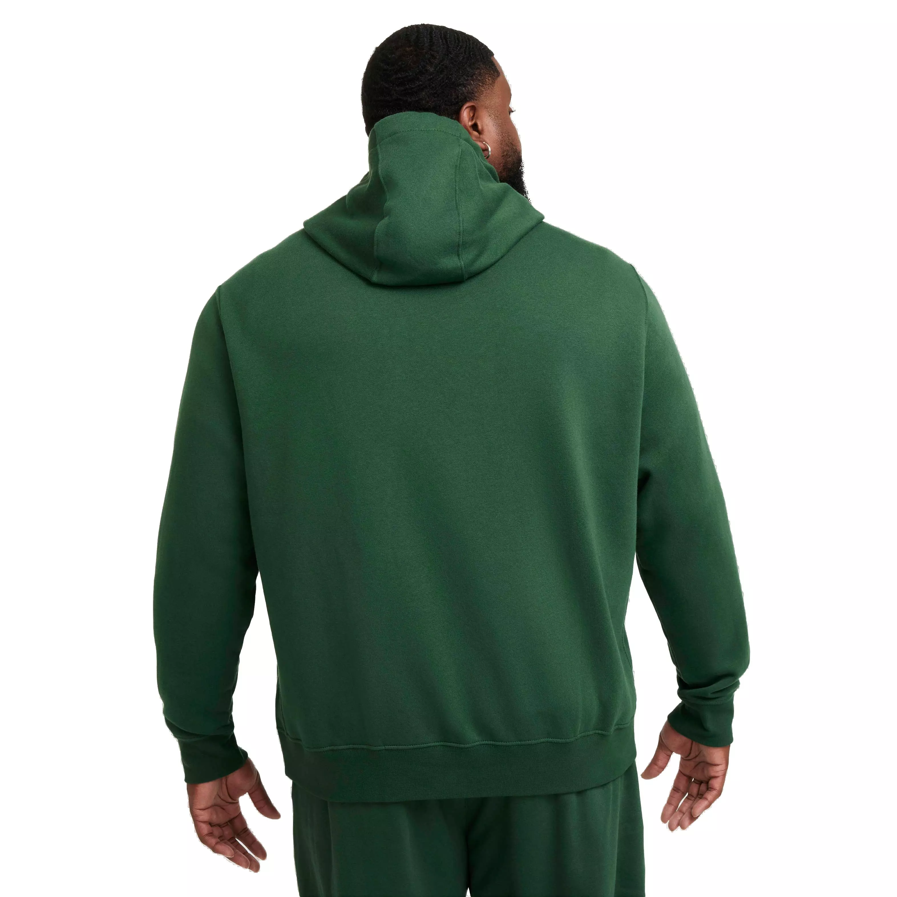 Nike Men's Sportswear Club Fleece Full-Zip Hooded Jacket - Green - GREEN