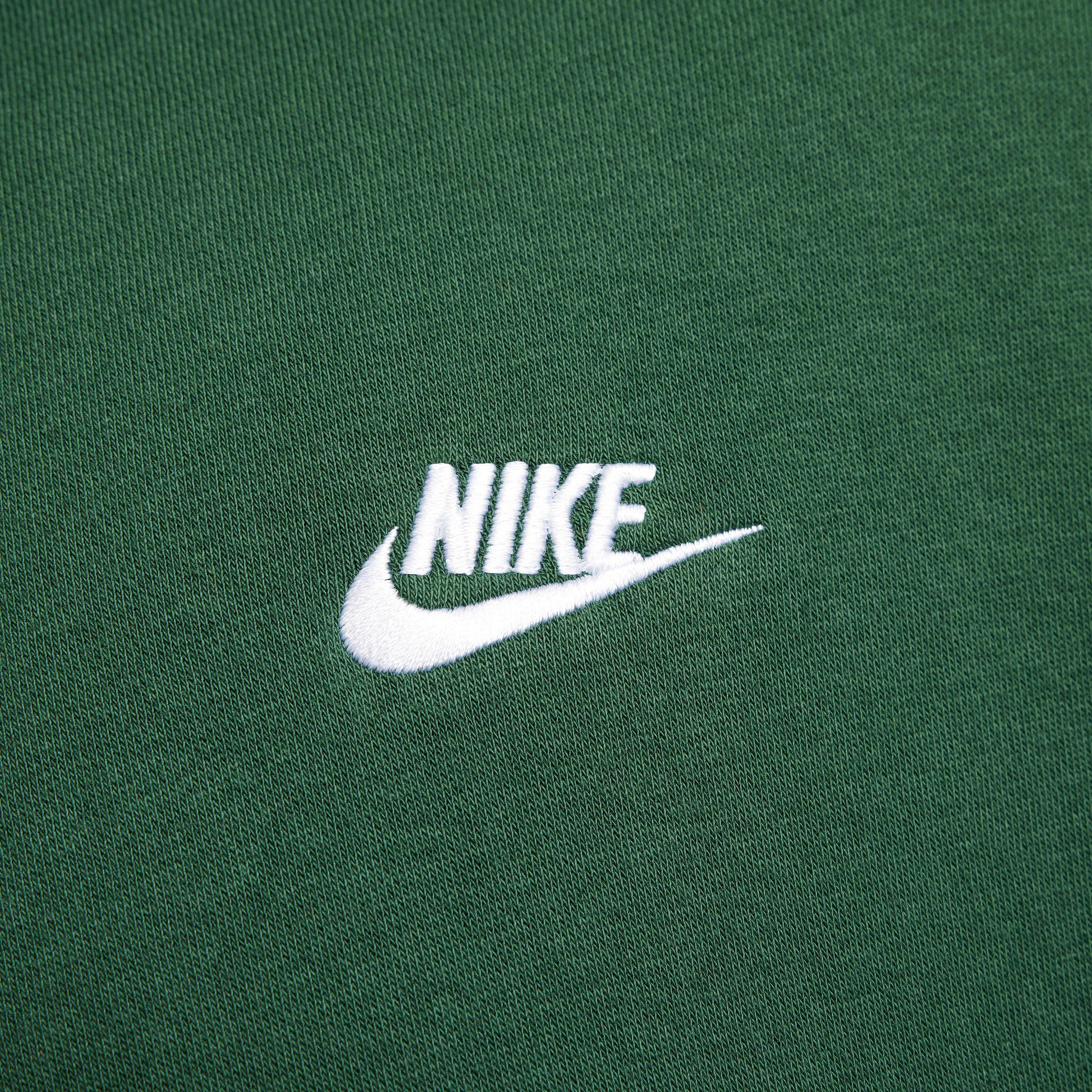 Nike Men's Sportswear Club Fleece Full-Zip Hooded Jacket - Green - GREEN Thumbnail View 4