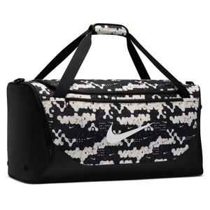 Nike Brasilia Medium All Over Print Training Duffel Bag - Chalk/Black/White